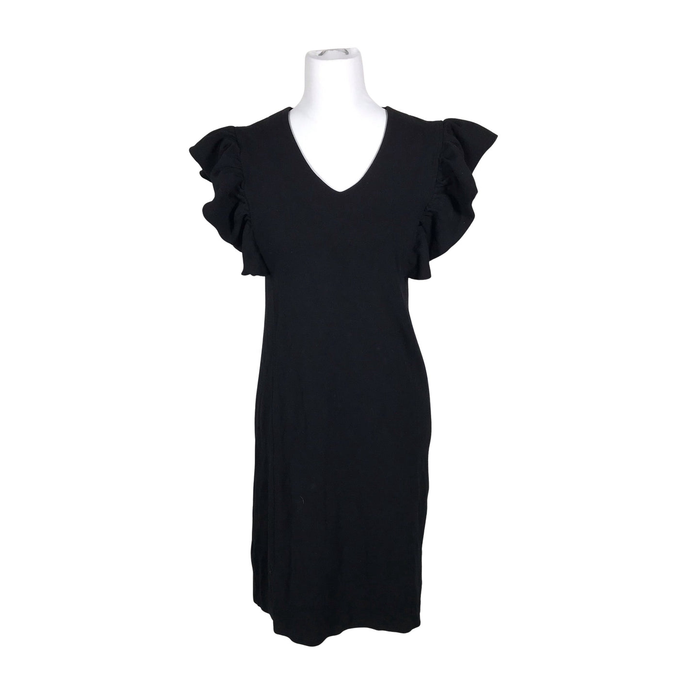 Unisex Nanso - Trikotaažist kleit, suurus 36 - Must (2)