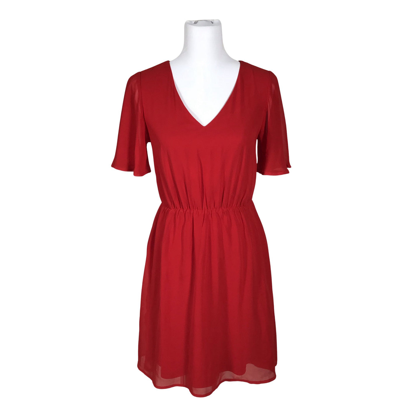 Unisex Anna Field - Õhuke kleit, suurus 34 - Punane (2)