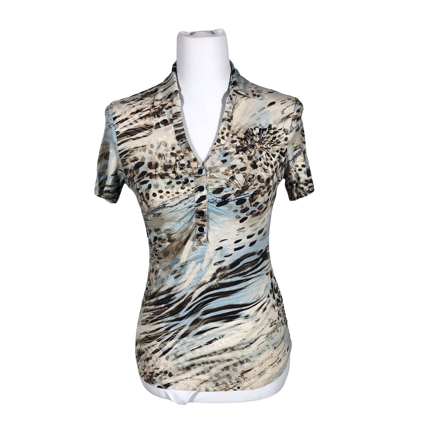 Unisex Mosaic - T-särk, suurus 38 - Helesinine (1)