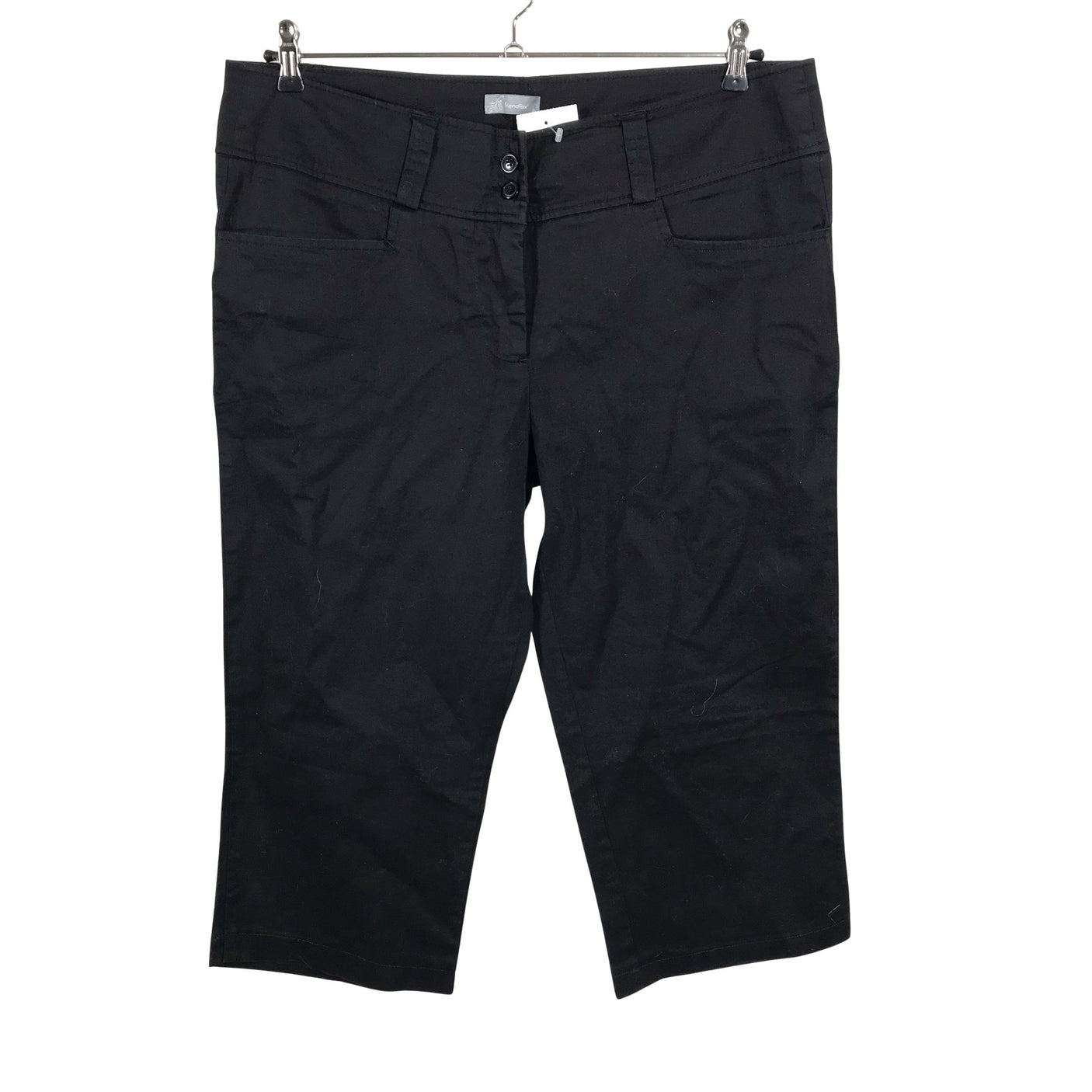 Unisex Friendtex - Mittevenivad poolpikad püksid, suurus 46 - Must (1)