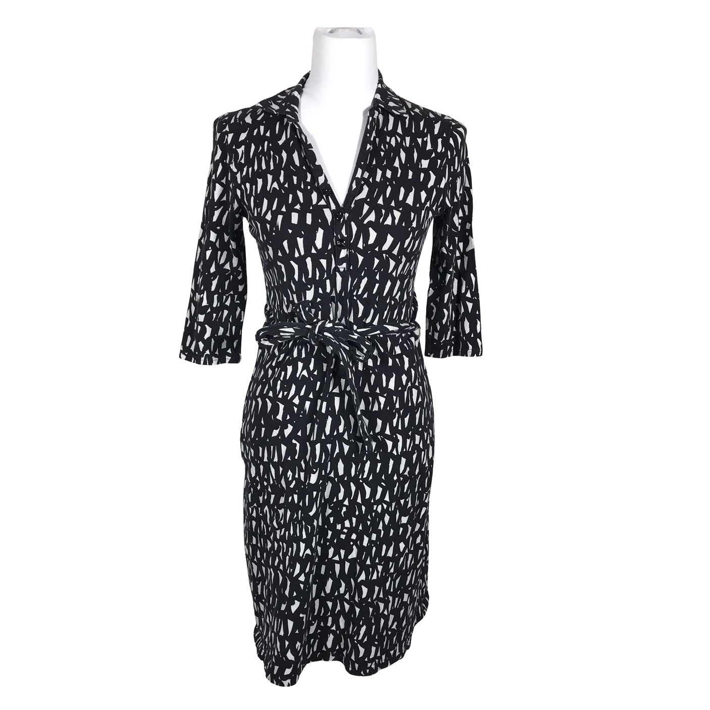 Unisex Nanso - Trikotaažist kleit, suurus 36 - Must (2)