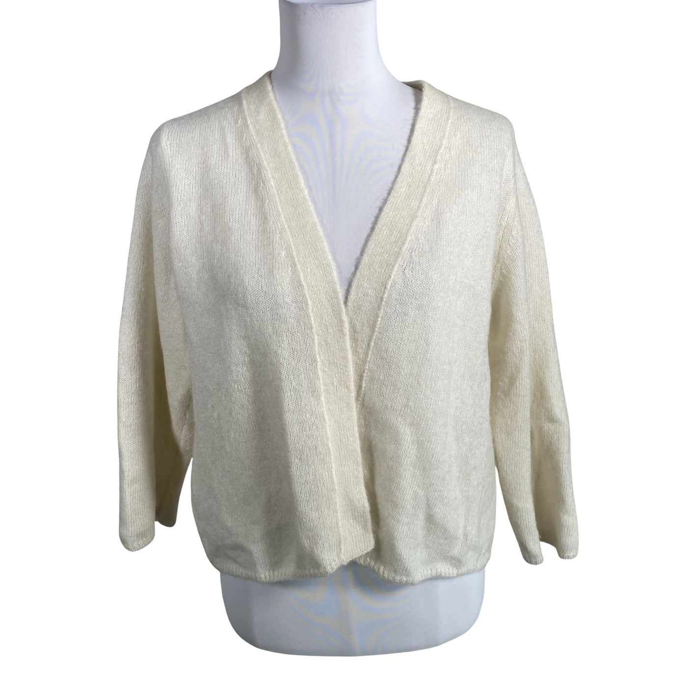 Unisex Essentials by Stockmann - Kardigan, suurus 40 - Looduslik valge (1)