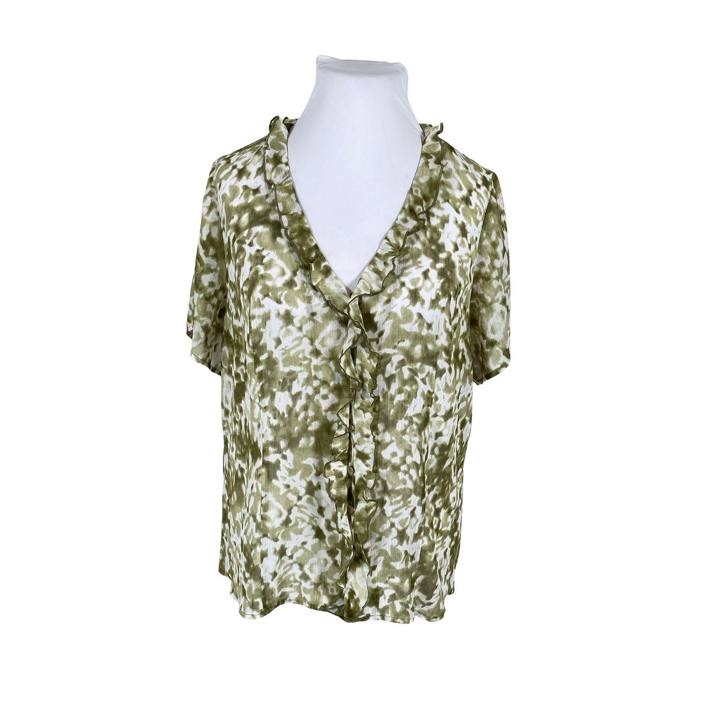 Unisex Stockmann - Lühikeste käistega pluus, suurus 42 - Roheline (1)