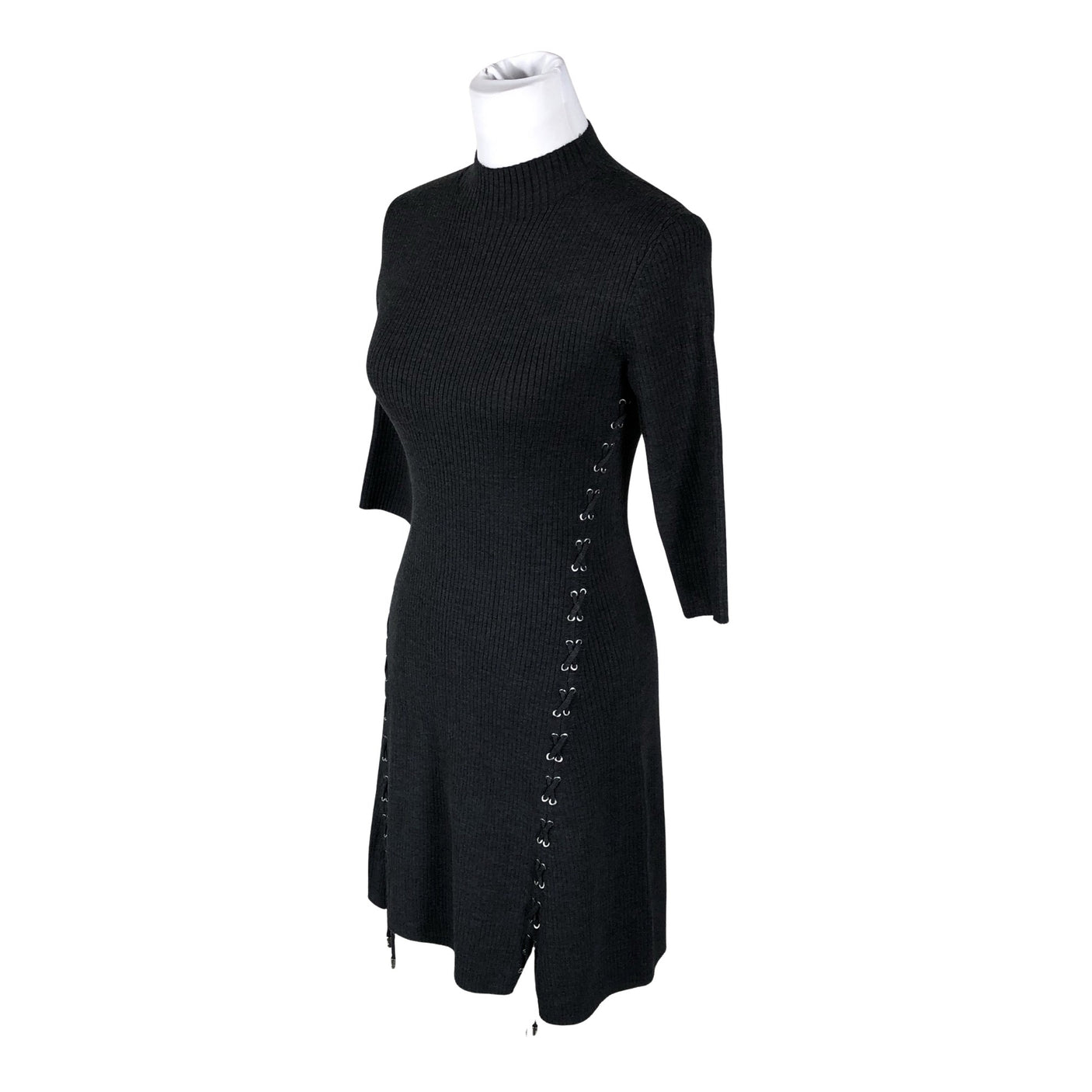 Unisex Maje - Kootud kleit, suurus 40 - Hall (3)
