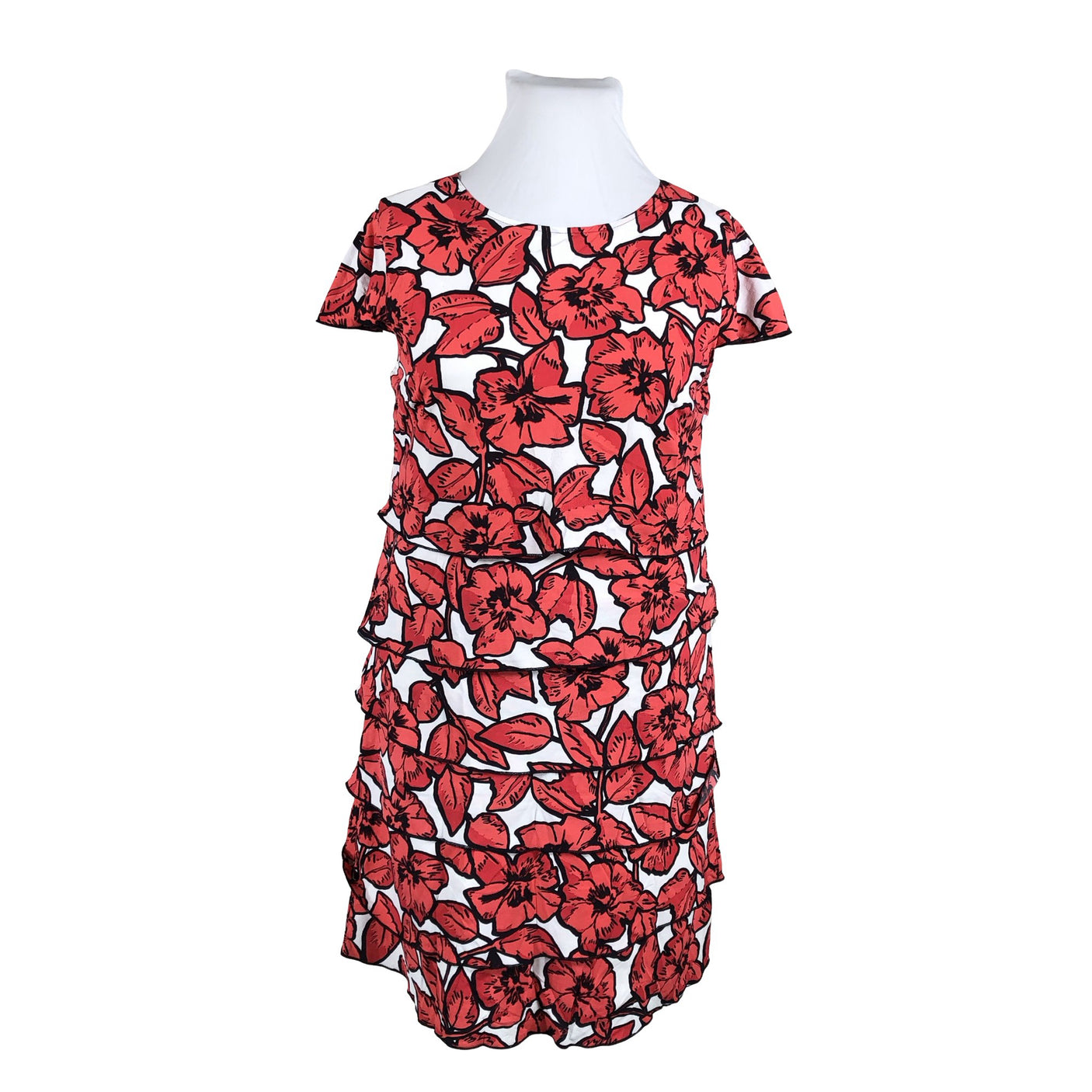 Unisex Betty Barclay - Trikotaažist kleit, suurus 42 - Punane (1)