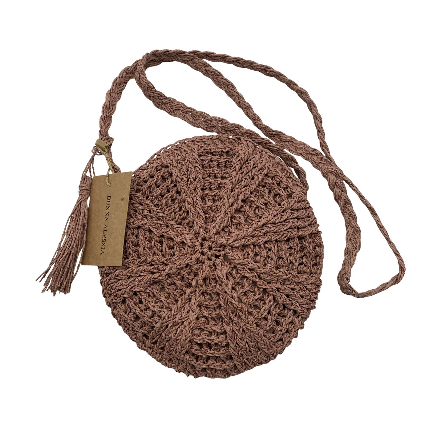 Unisex Donna Alessia - Õlakott, suurus Midi - Heleroosa (1)