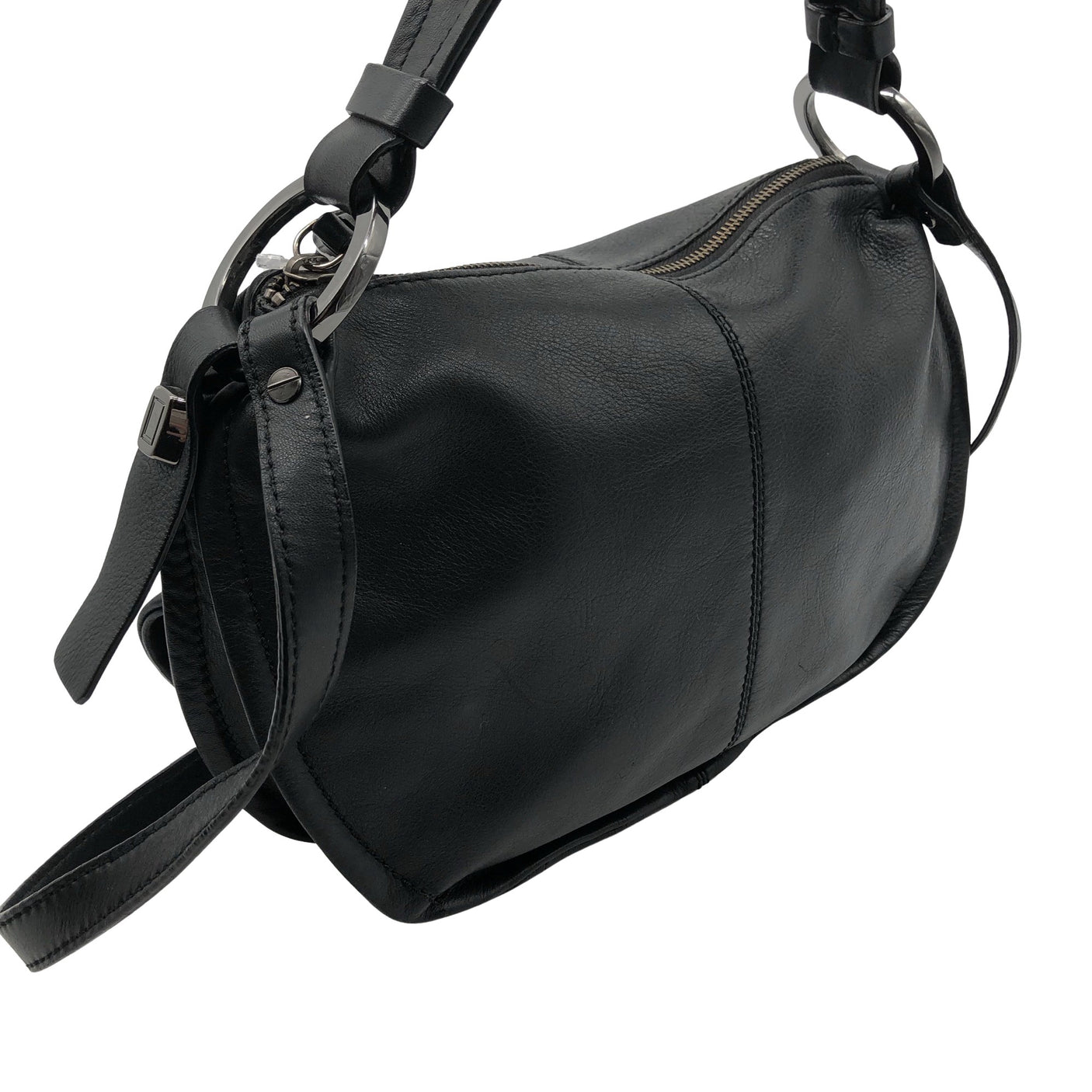 Unisex Luana - Käekott, suurus Midi - Must (2)