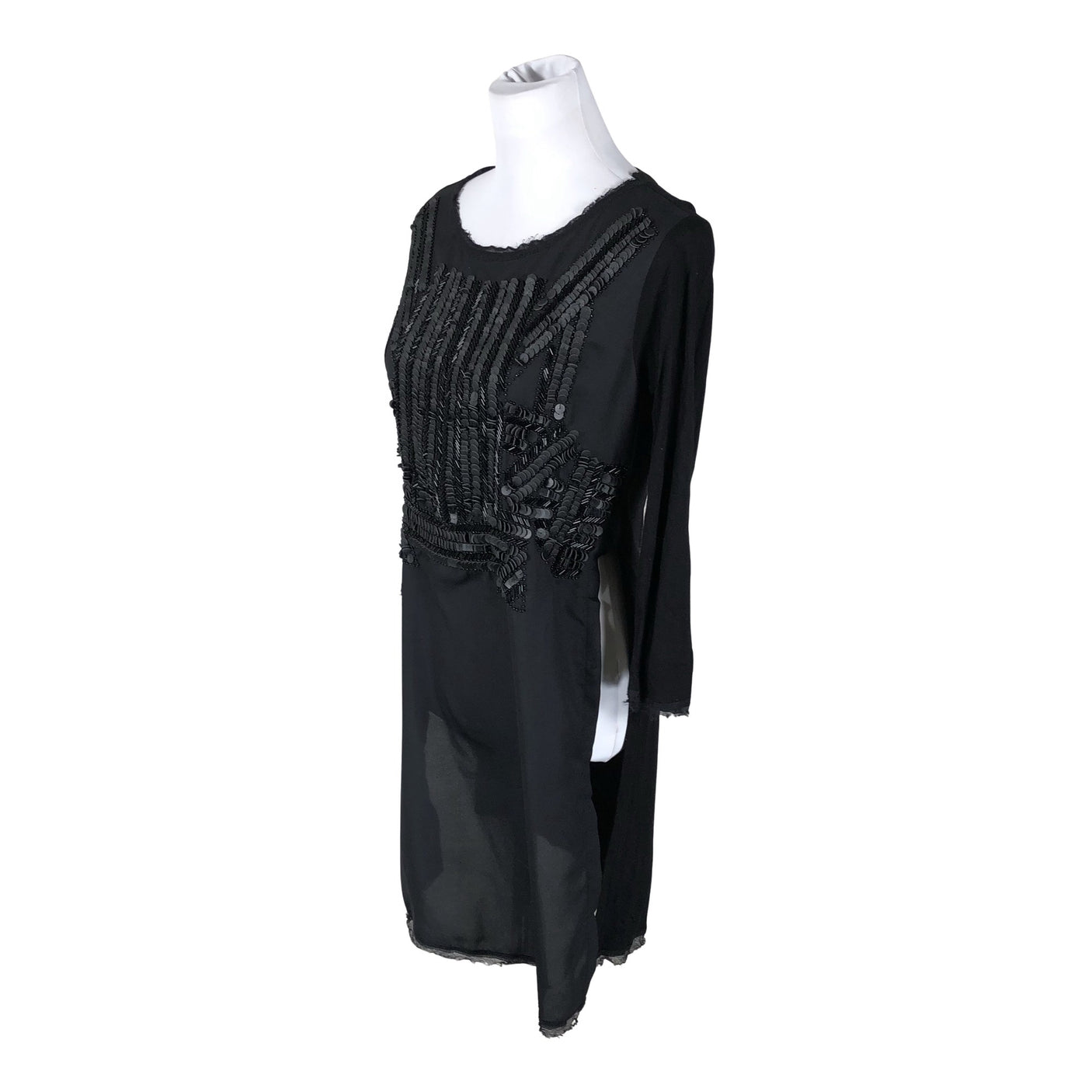 Unisex Nü - Pidulik tuunika, suurus 36 - Must (3)