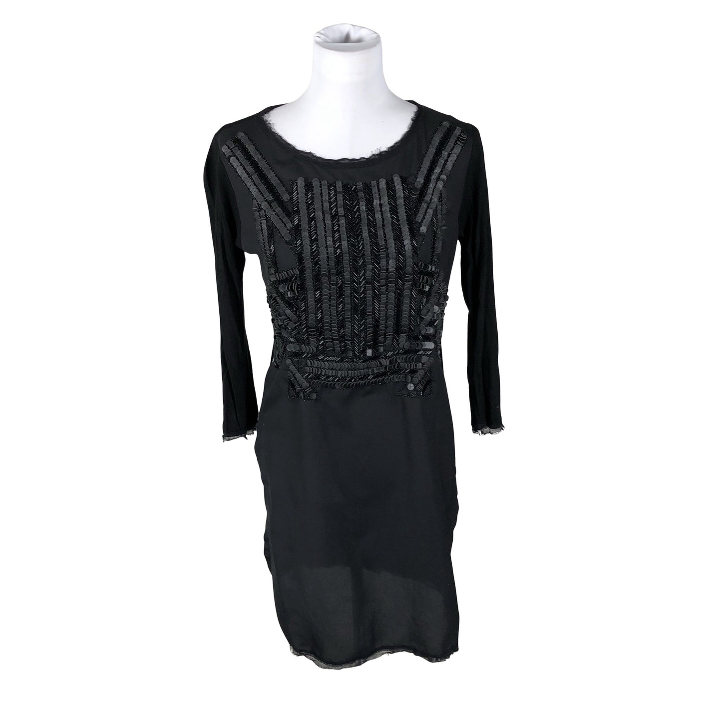 Unisex Nü - Pidulik tuunika, suurus 36 - Must (1)
