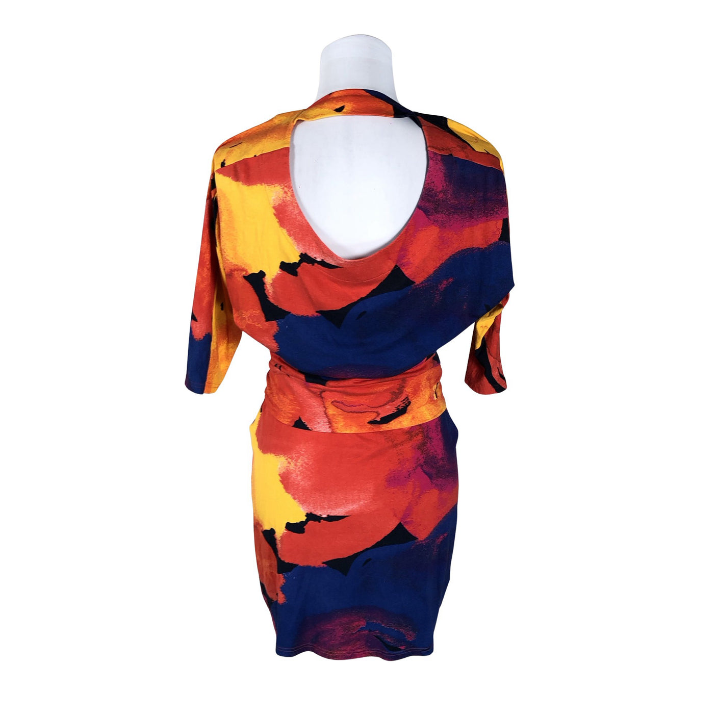 Unisex Nanso - Trikotaažist kleit, suurus 34 - Sinine (2)