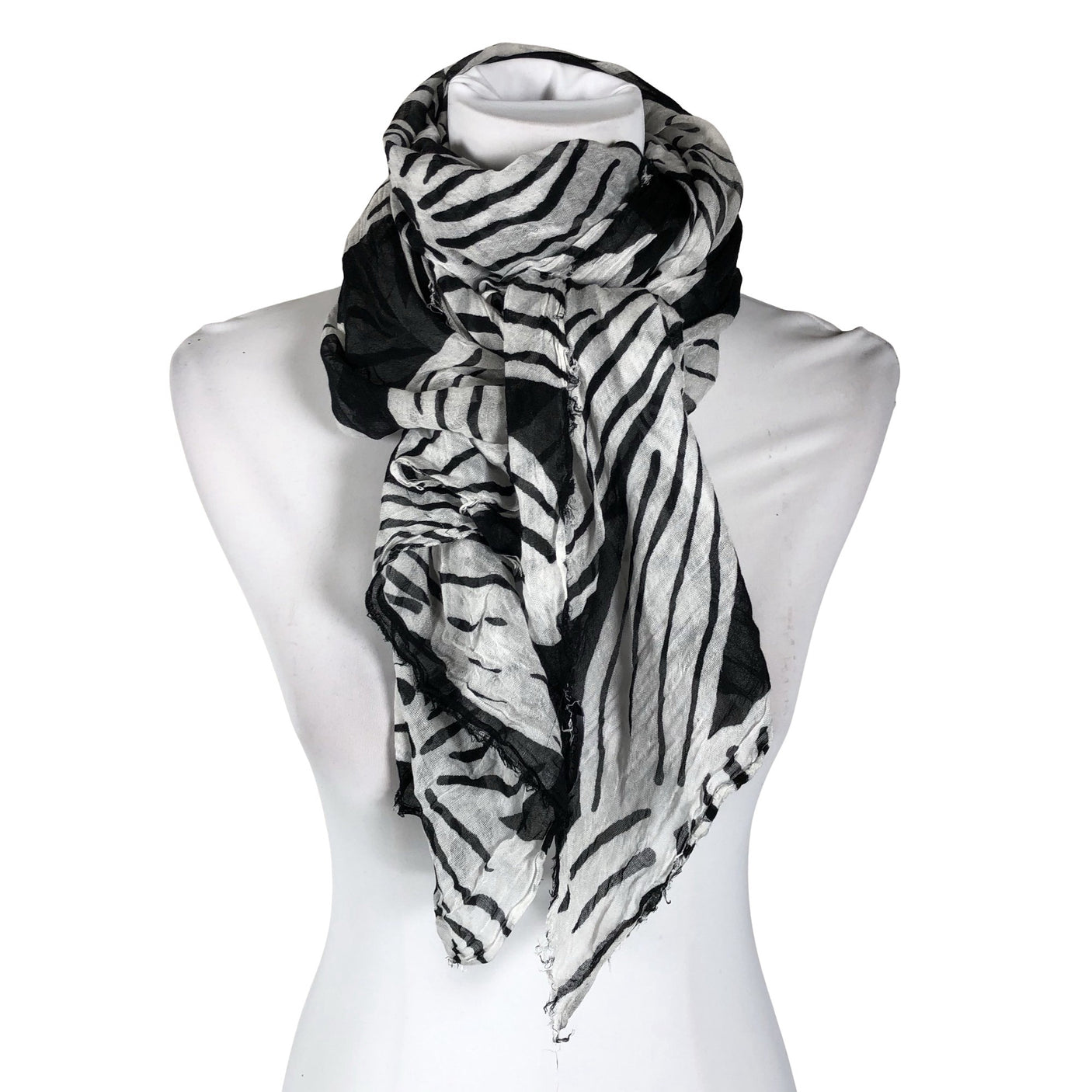 Unisex Nanso - Õhuke sall, suurus Maxi - Must (1)