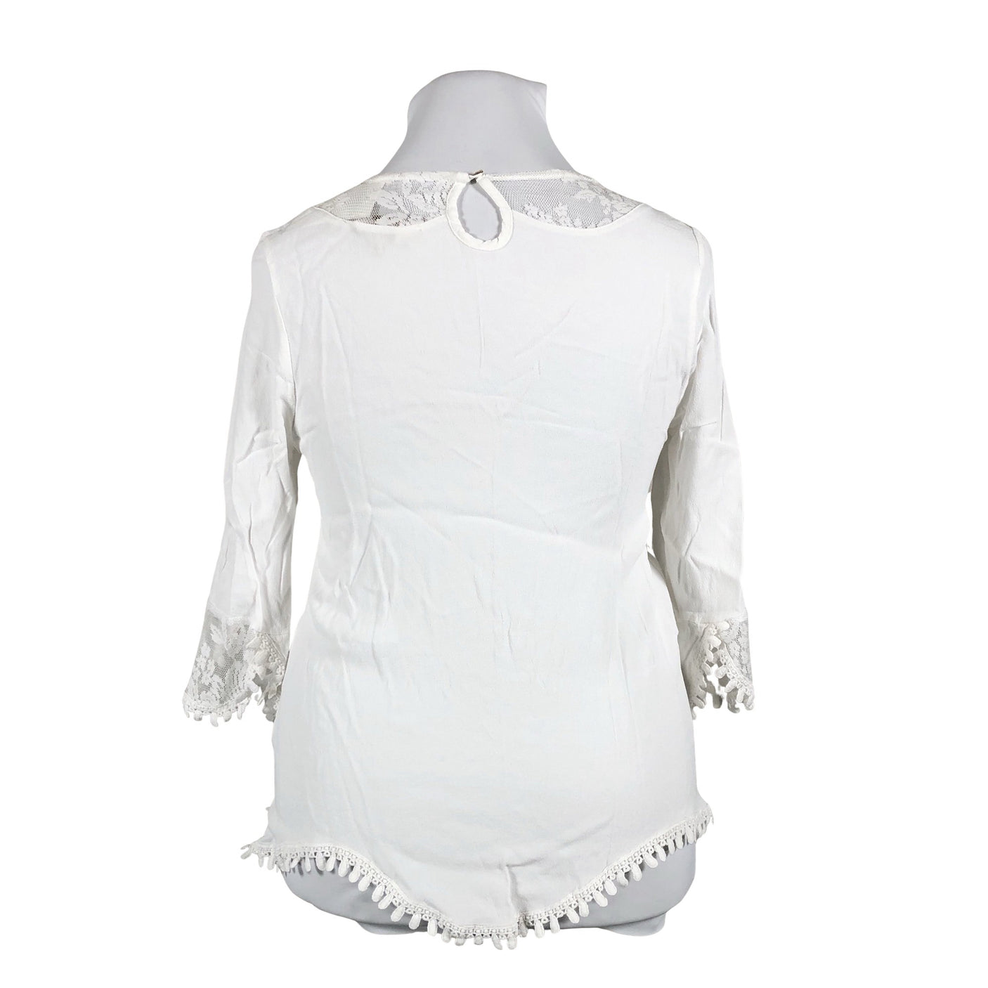Unisex Cream - Pluus, suurus 42 - Valge (2)