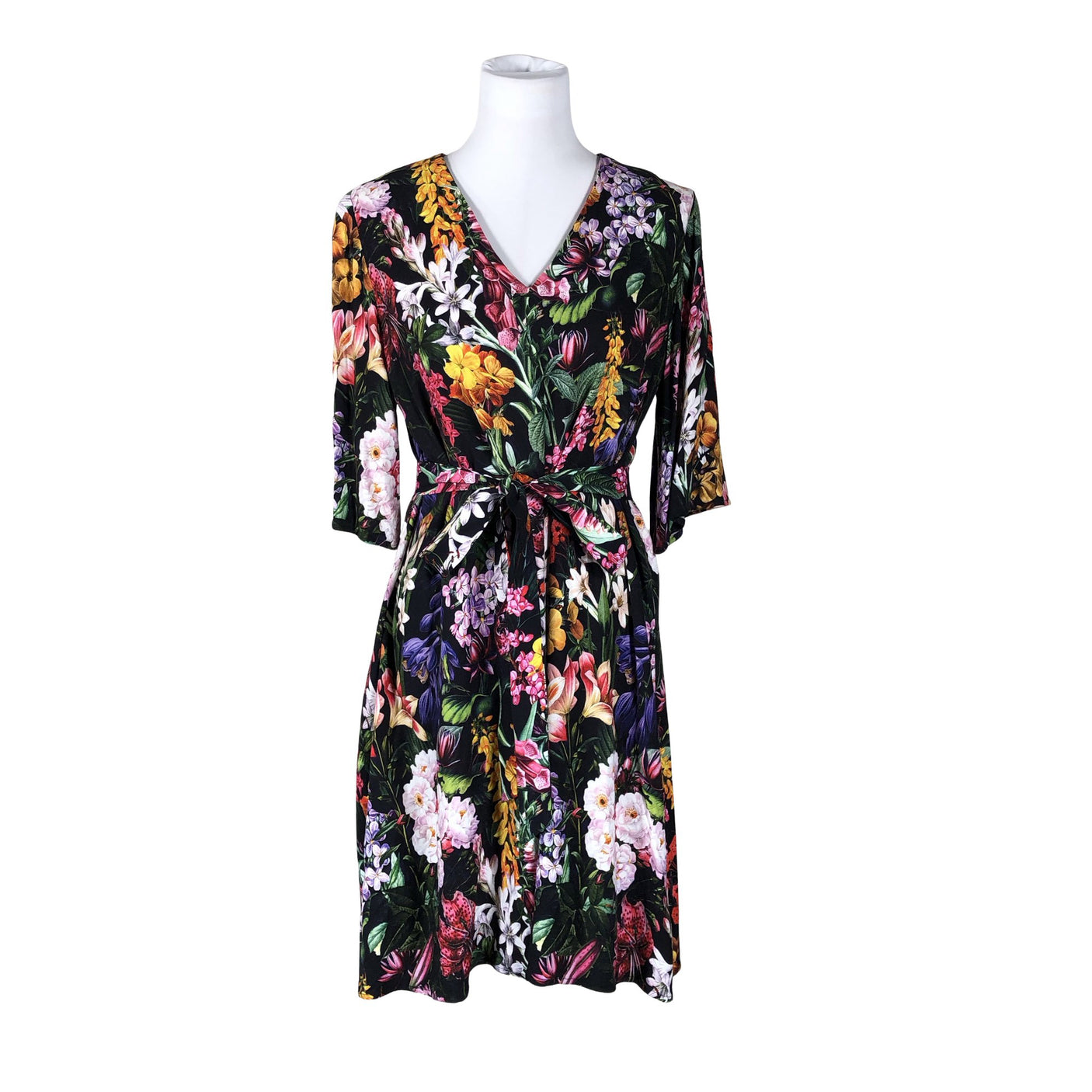Unisex Televisio Lifestyle Store - Trikotaažist kleit, suurus 38 - Must (1)