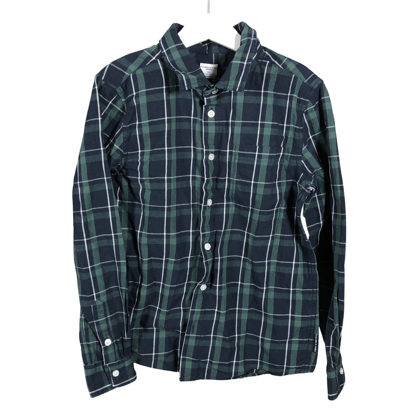 Unisex Polarn O. Pyret - Triiksärk, suurus 134 - 140 - Roheline (1)