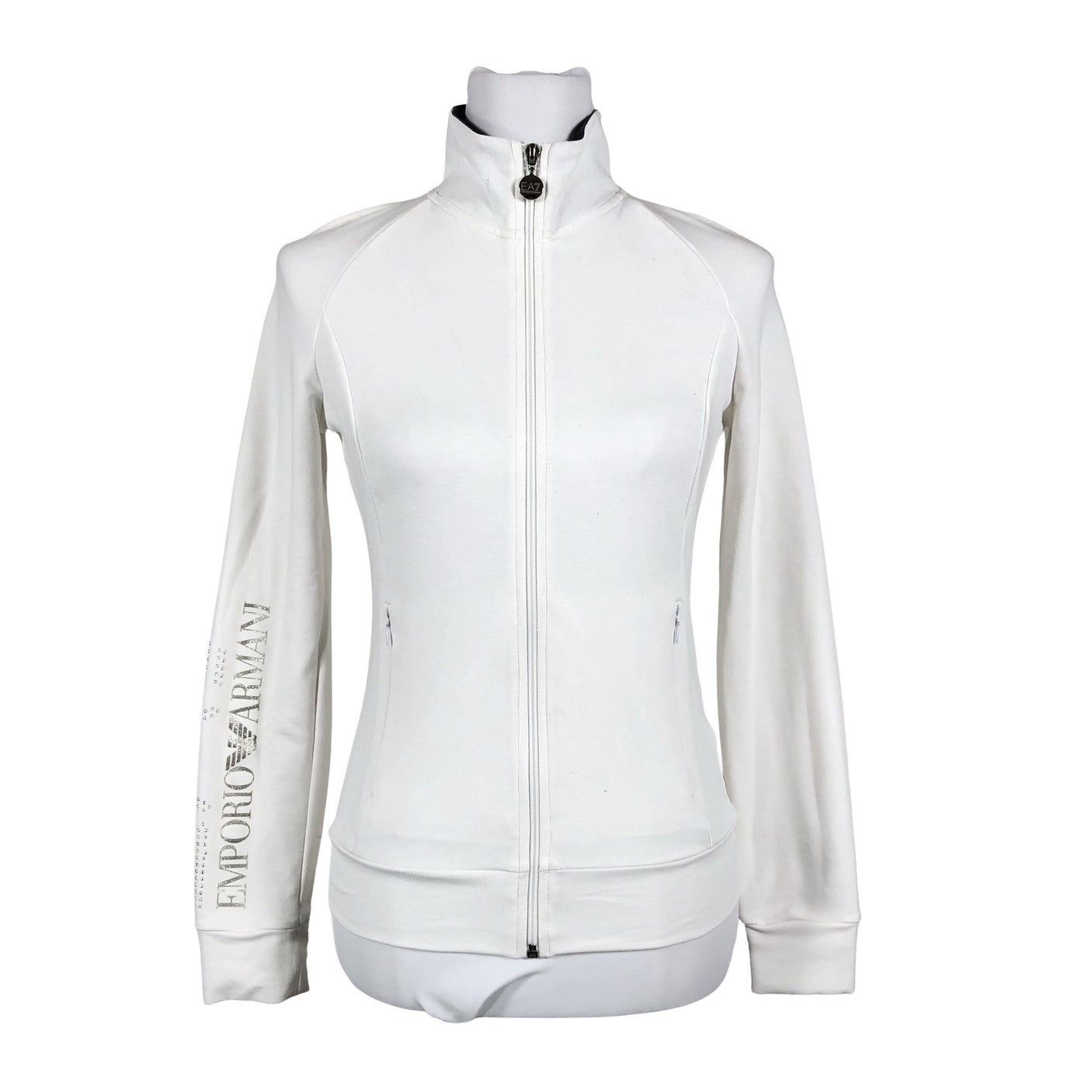Unisex EA7 Emporio Armani - Trikotaažist pluus, suurus 34 - Valge (1)