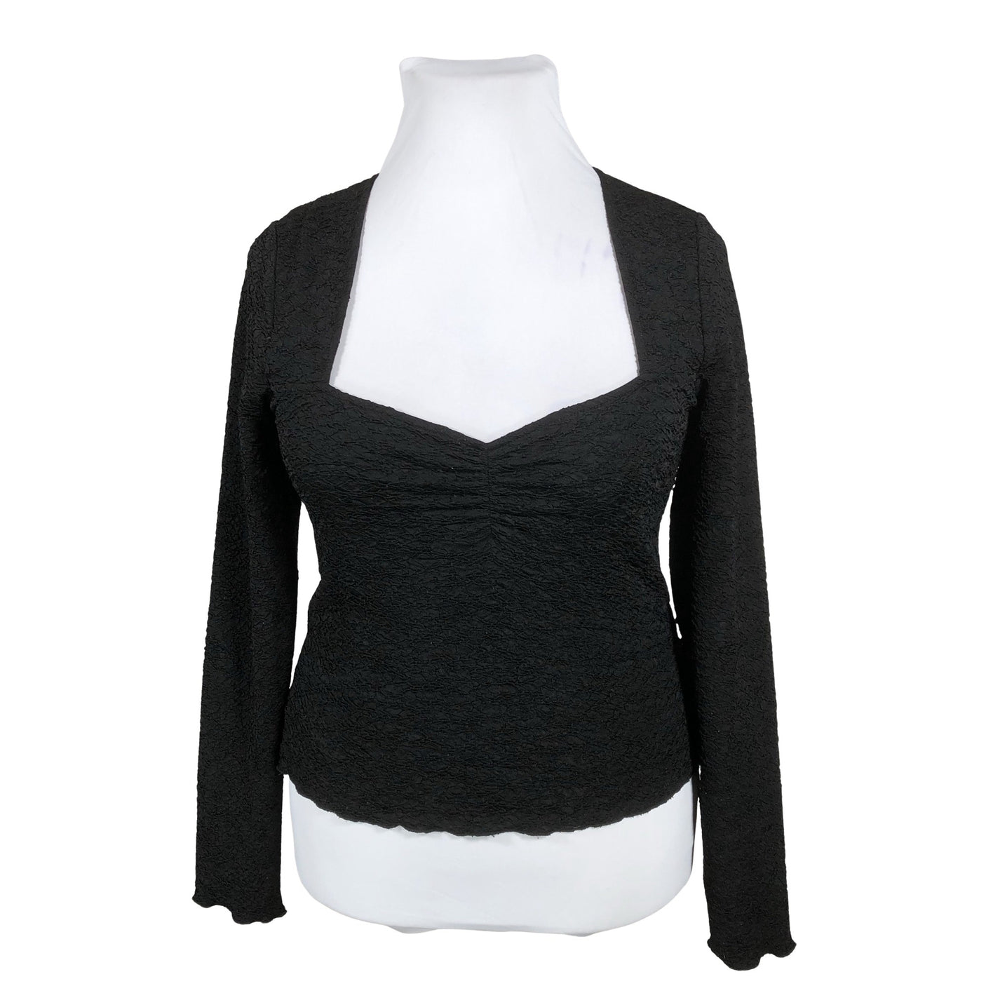 Unisex Envii - Trikotaažist pluus, suurus 38 - Must (1)