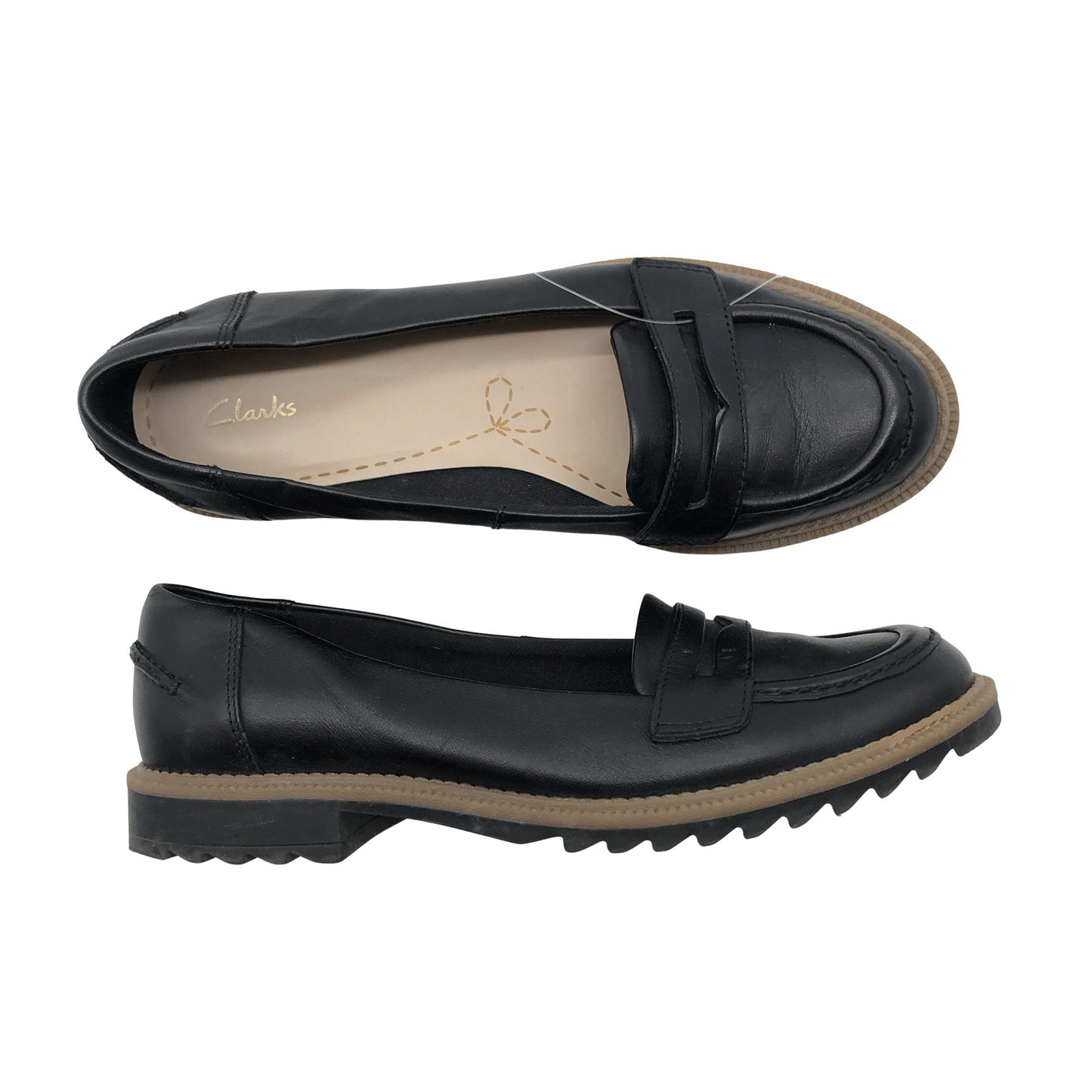 Unisex Clarks - Mokassiinid, suurus 38 - Must (1)