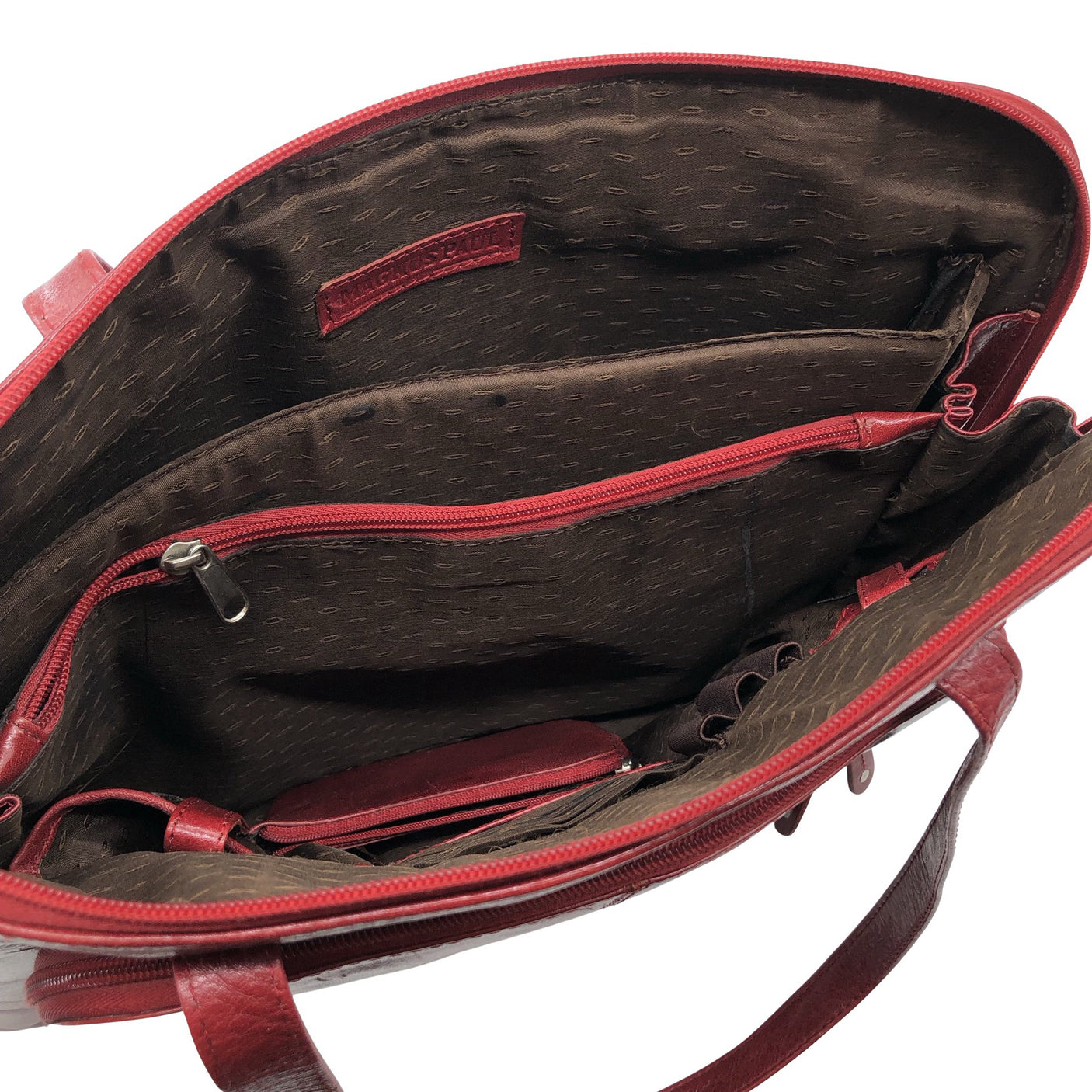 Unisex Magnus Paul - Käekott, suurus Maxi - Punane (2)