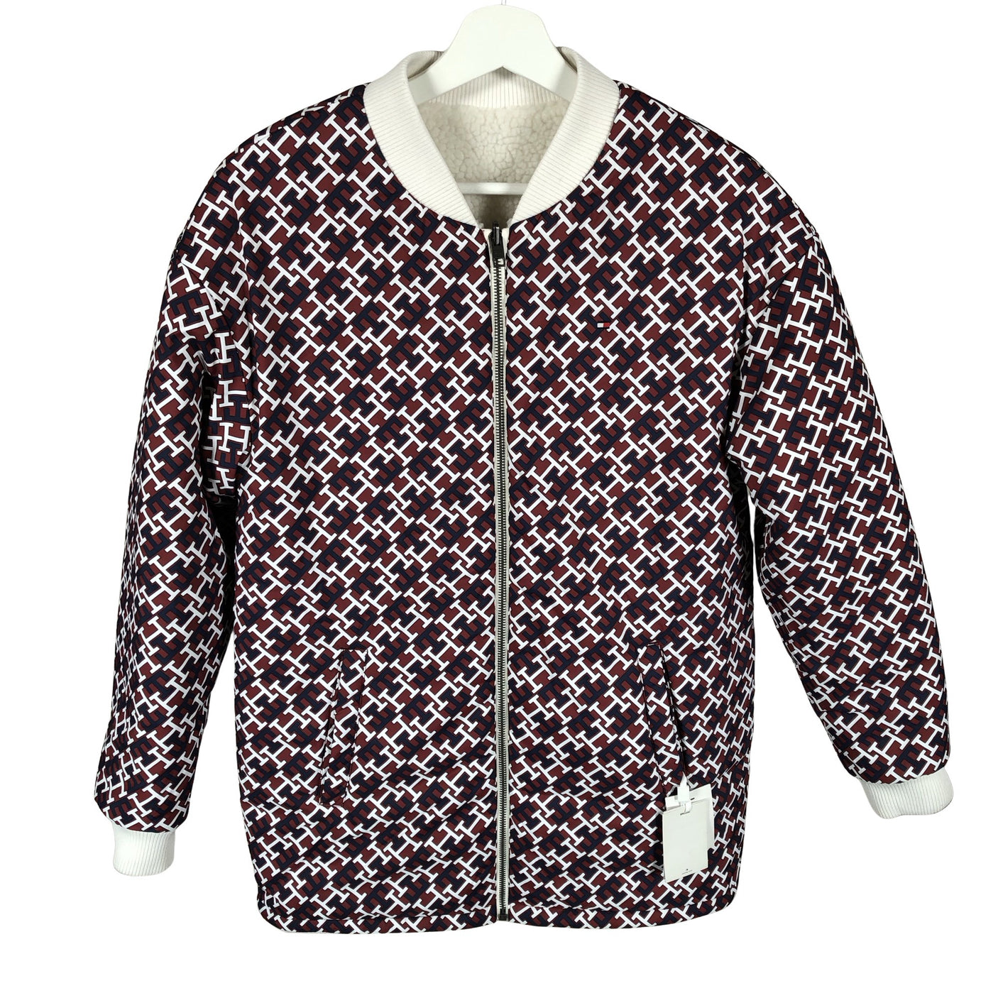 Unisex Tommy Hilfiger - Kunstkarusnahast mantel, suurus 170 - 176 - Valge (3)
