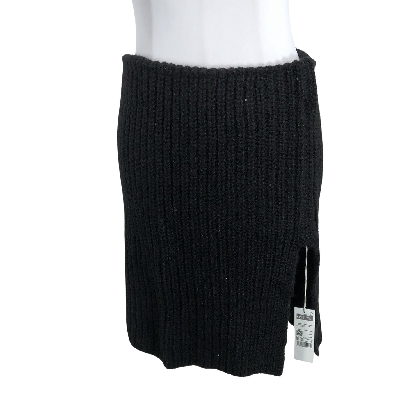 Unisex Benetton - Kootud seelik, suurus 42 - Must (1)