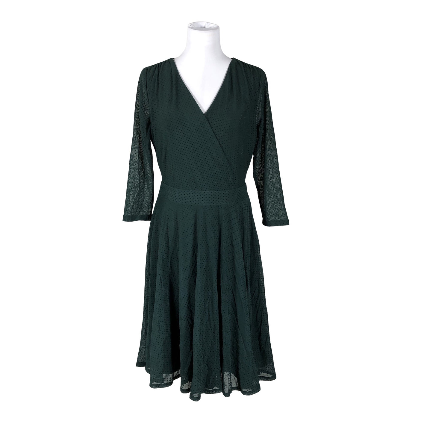 Unisex Esprit - Trikotaažist kleit, suurus 40 - Roheline (1)