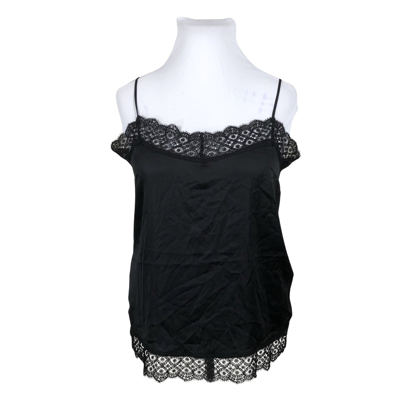Unisex Esprit - Trikotaažist topp, suurus 44 - Must (1)
