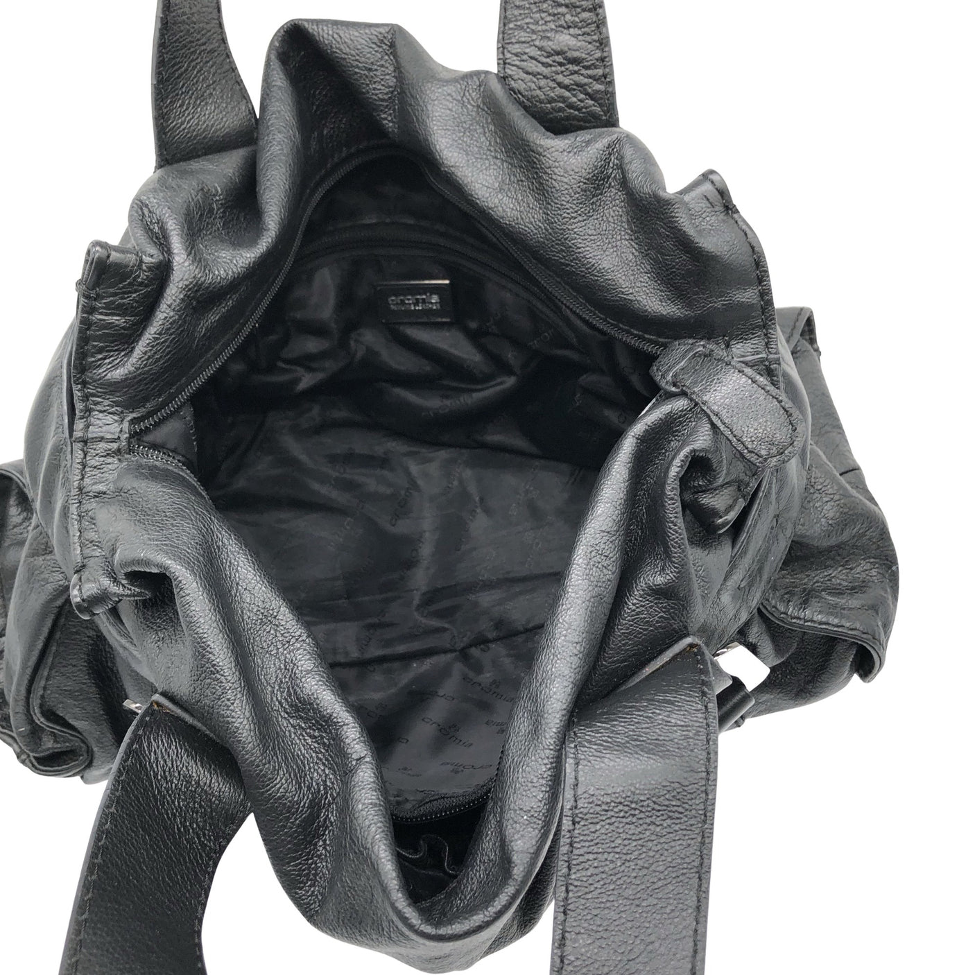 Unisex Cromia - Käekott, suurus Midi - Must (2)