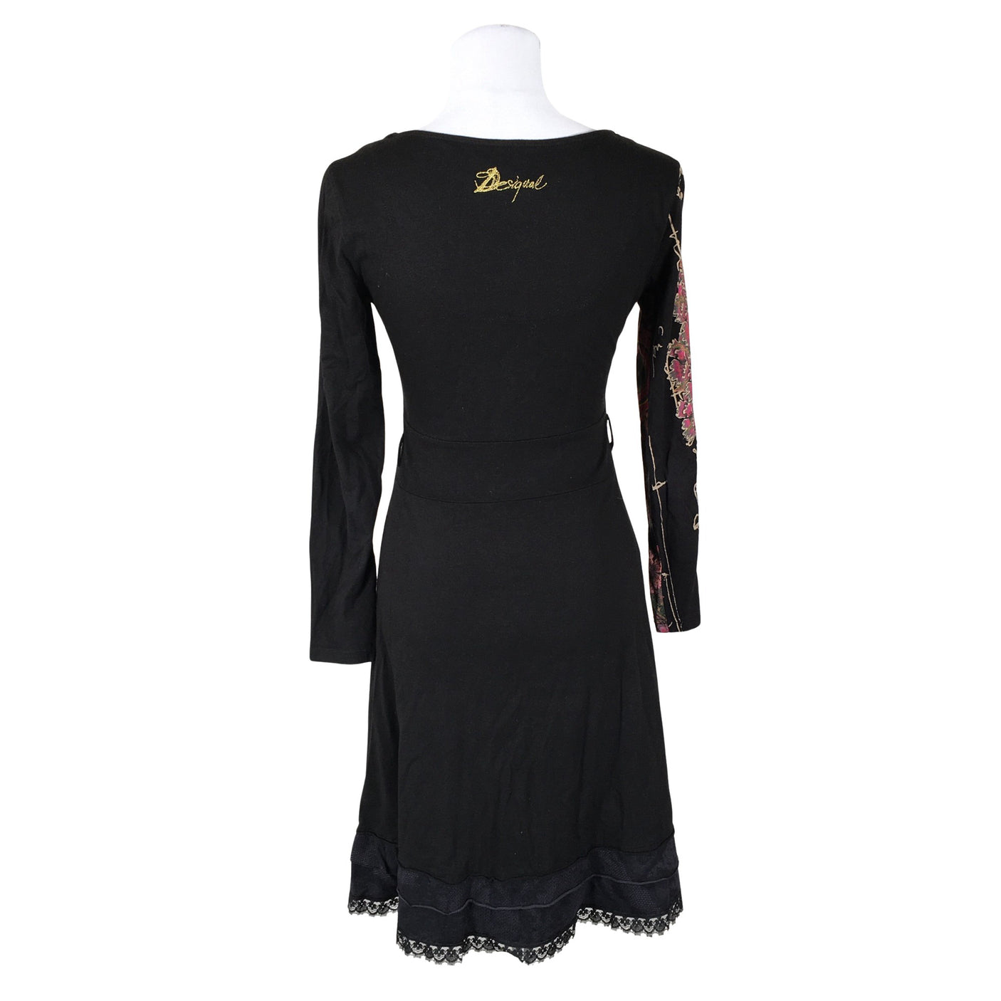 Unisex Desigual - Trikotaažist kleit, suurus 38 - Must (2)