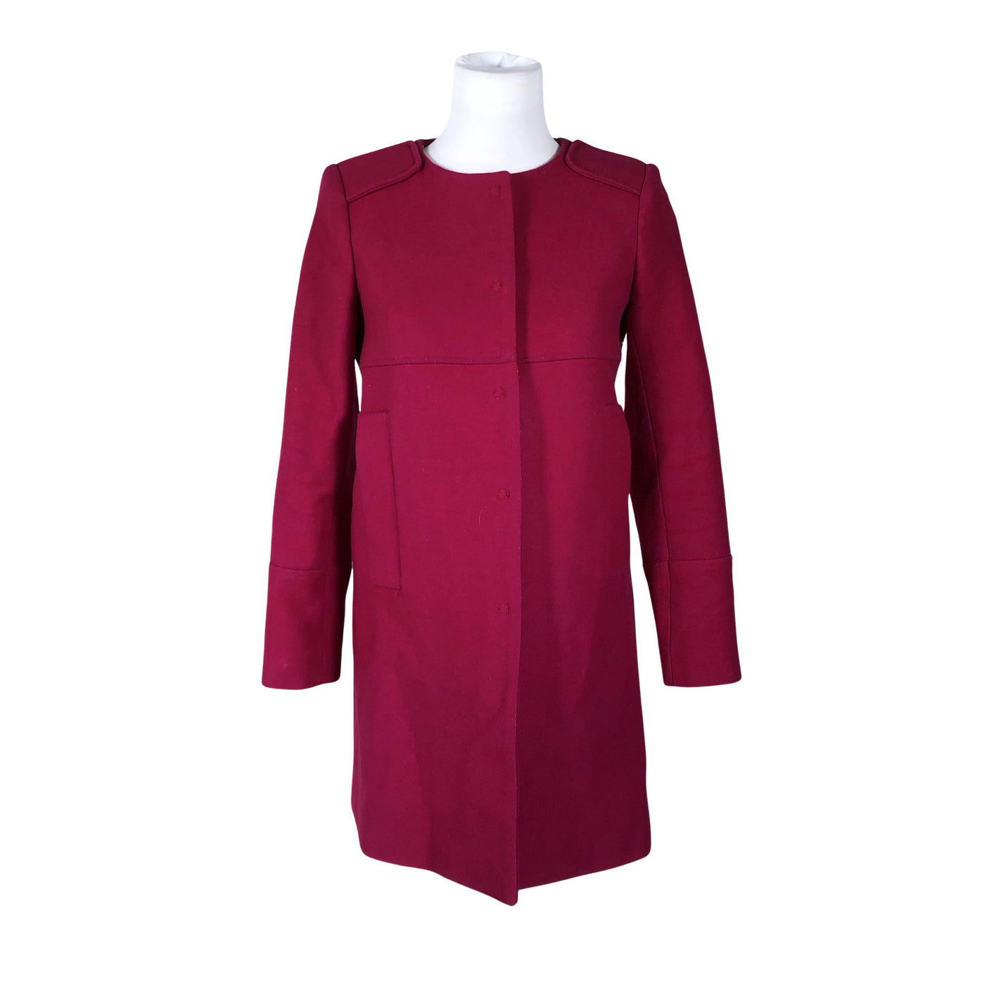 Unisex Tara Jarmon - Villane mantel, suurus 36 - Roosa (1)