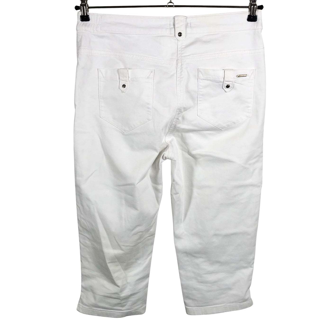 Unisex Saint James - Mittevenivad poolpikad püksid, suurus 40 - Valge (2)