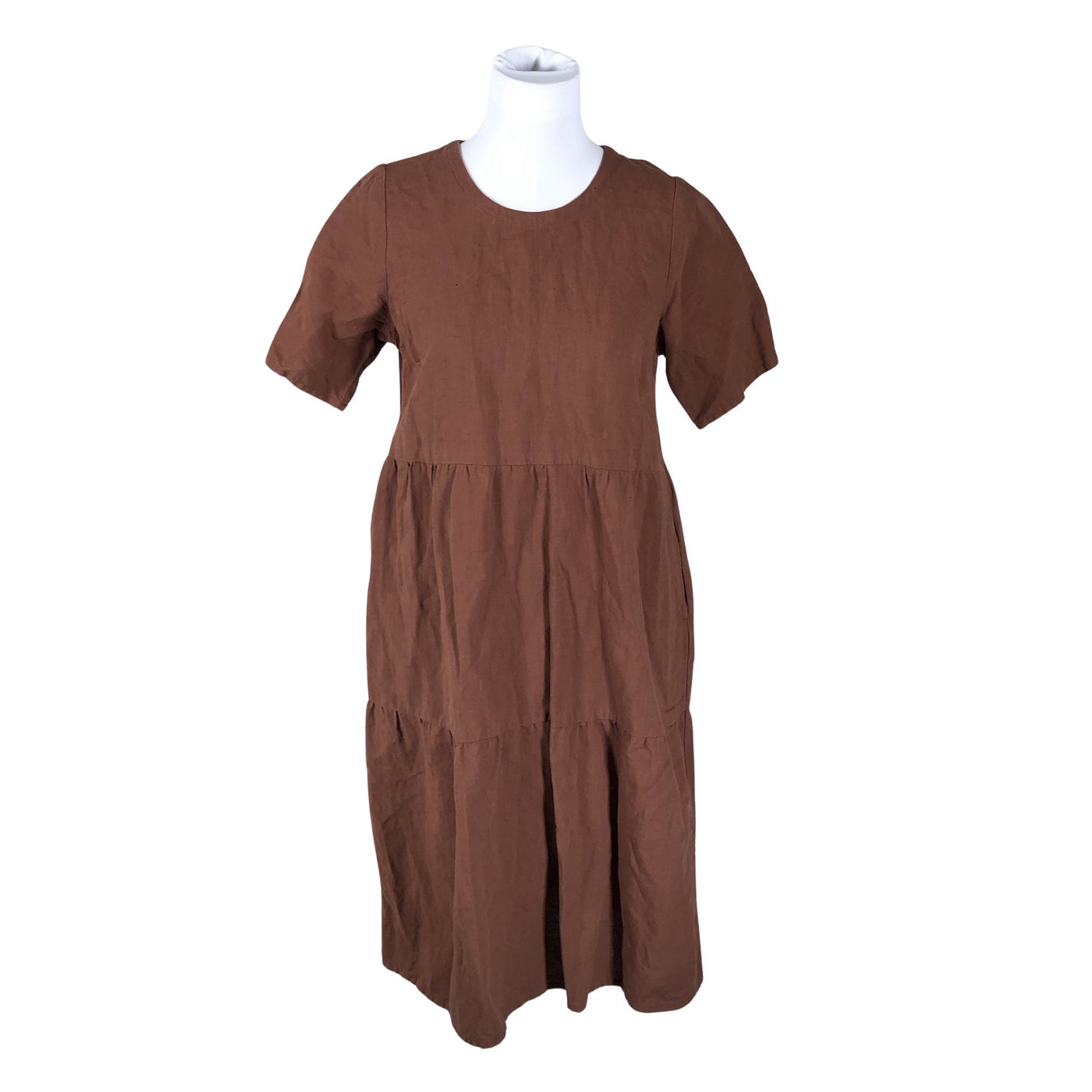 Unisex R-collection - Mitteveniv kleit, suurus 36 - Pruun (1)
