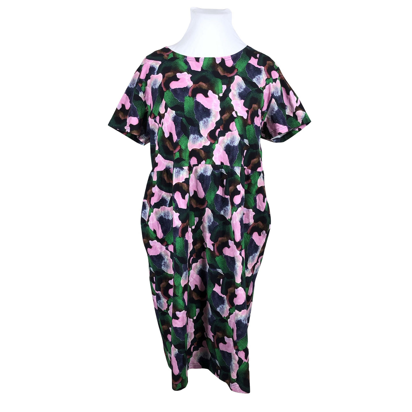 Unisex Aarrelabel - Trikotaažist kleit, suurus 46 - Roheline (1)
