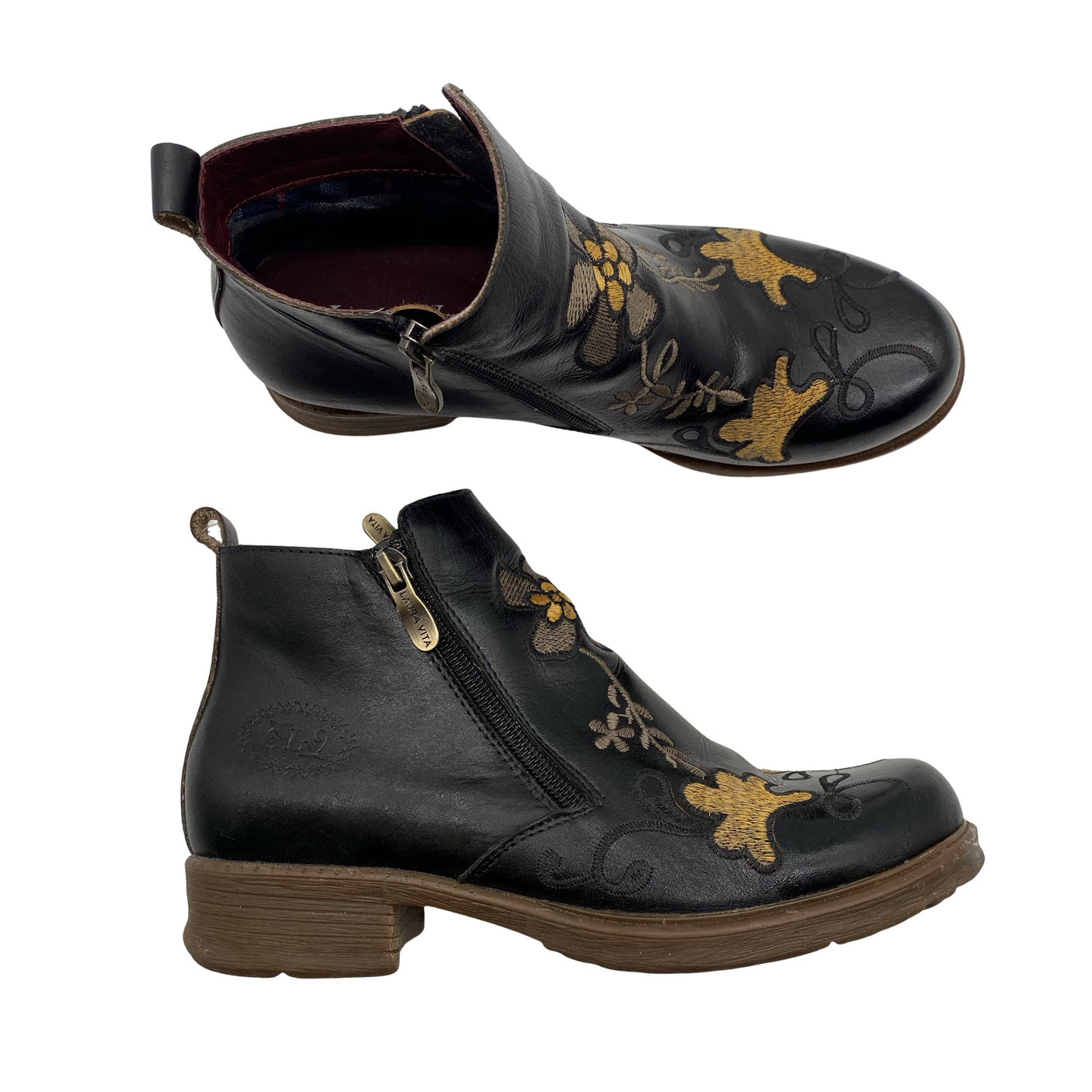 Unisex Laura Vita - Poolsaapad, suurus 38 - Must (1)