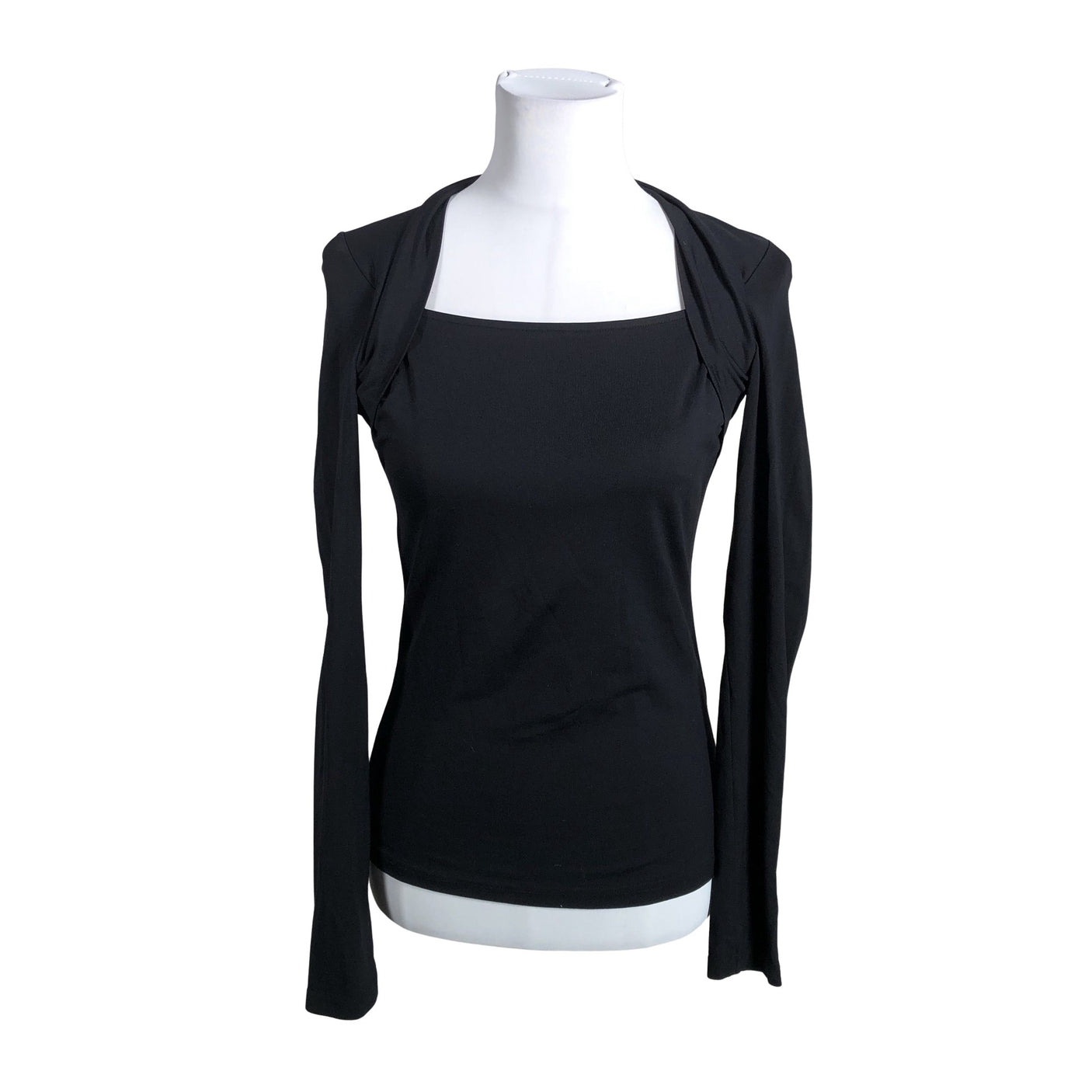 Unisex Esprit - Trikotaažist pluus, suurus 34 - Must (1)