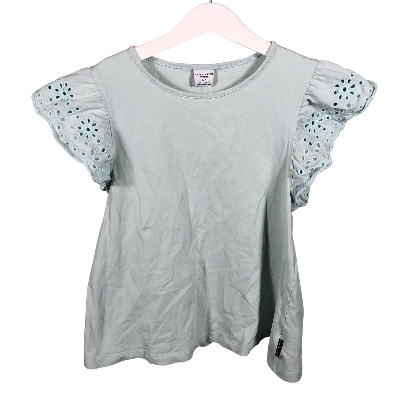 Unisex Polarn O. Pyret - T-särk, suurus 134 - 140 - Helesinine (1)