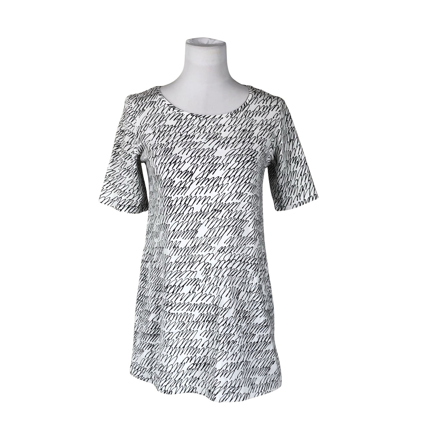 Unisex Nanso - Trikotaažist tuunika, suurus 36 - Valge (1)