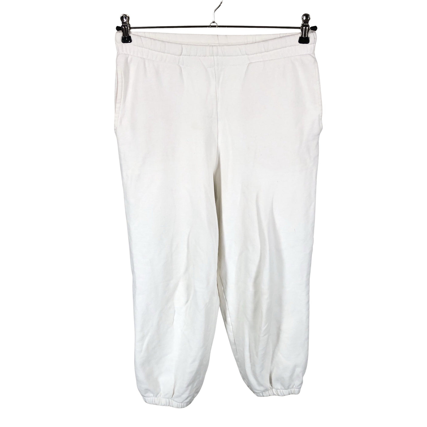Unisex Oysho - Dressikangast püksid, suurus 38 - Valge (1)