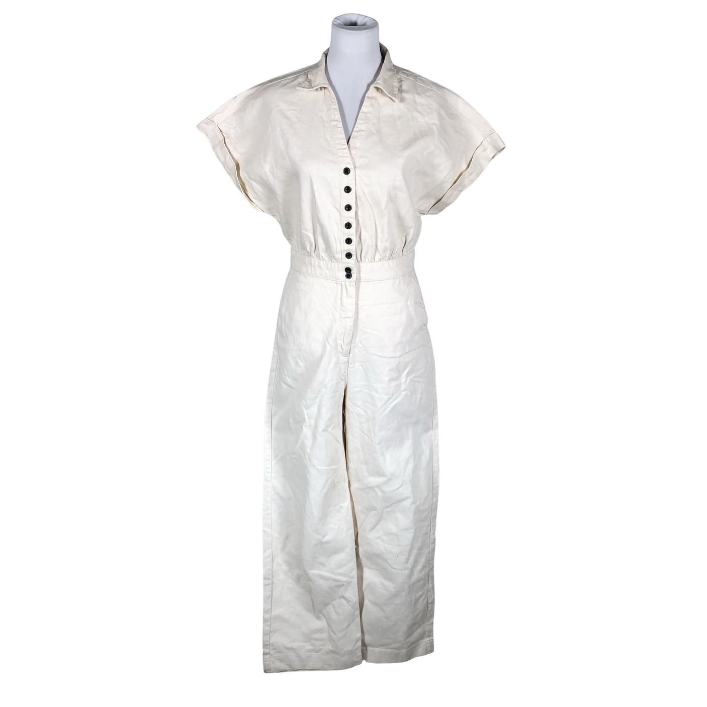 Unisex Lindex - Pükskostüüm, suurus 36 - Looduslik valge (1)