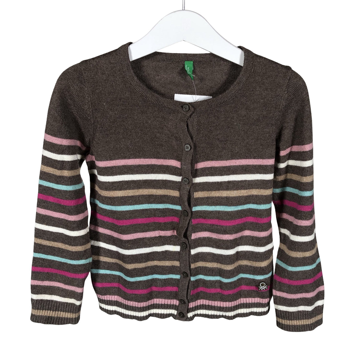 Unisex Benetton - Kardigan, suurus 104 - 110 - Pruun (1)