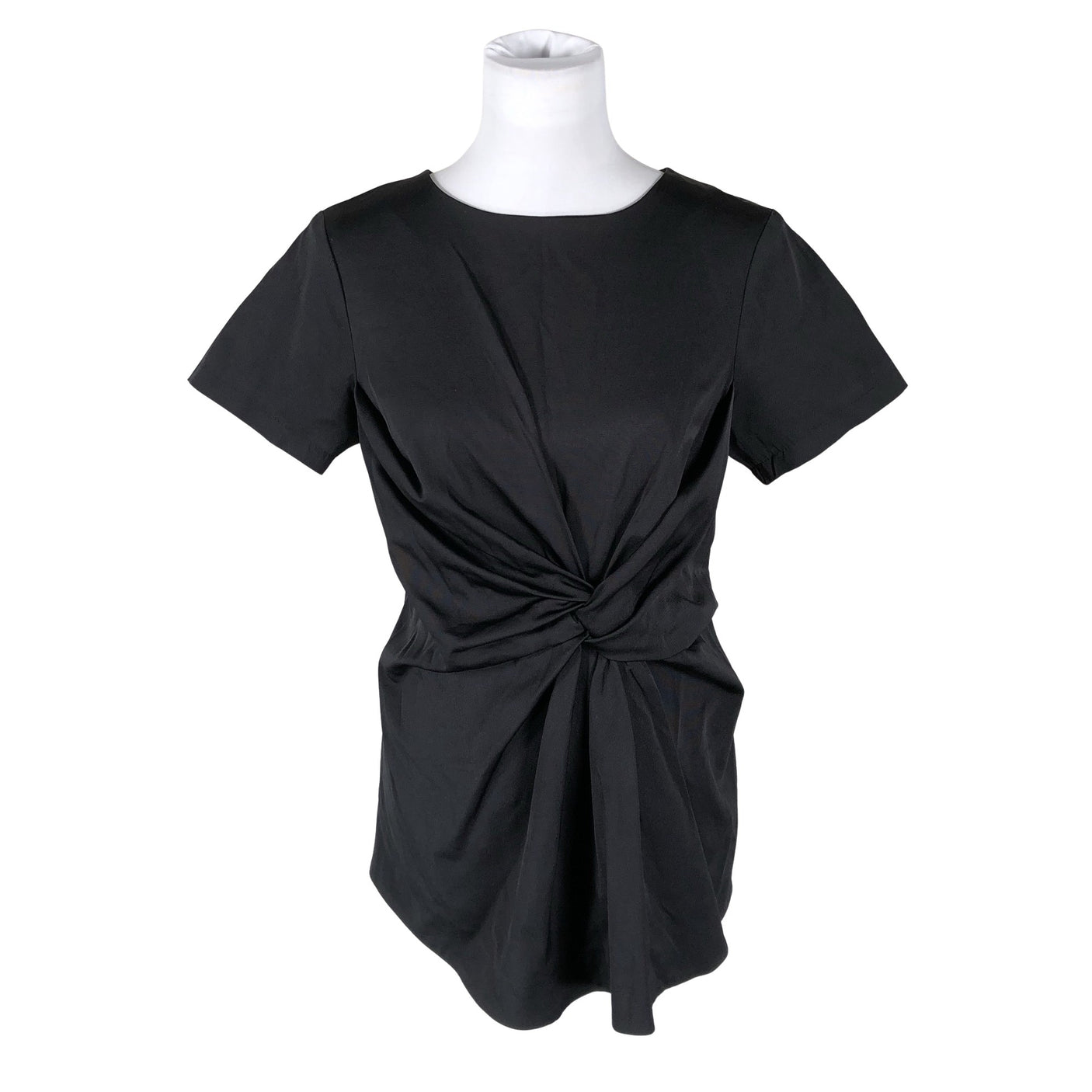 Unisex Kiomi - Lühikeste käistega pluus, suurus 40 - Must (1)