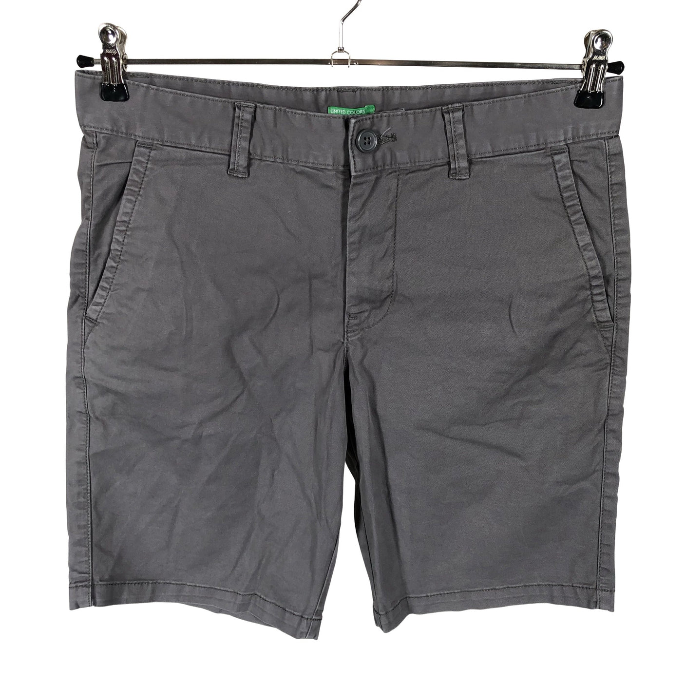 Unisex Benetton - Lühikesed püksid, suurus 40 - Hall (1)