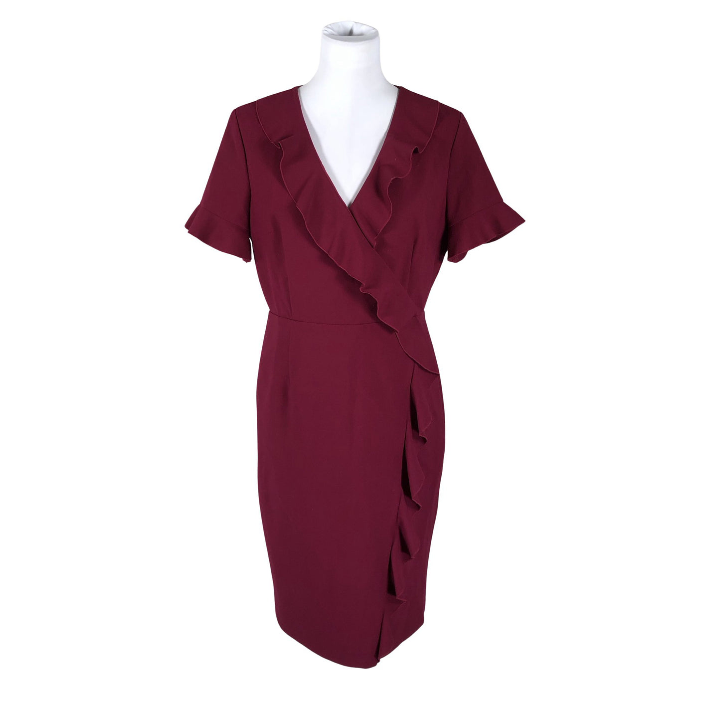 Unisex French Connection - Pliiatskleit, suurus 40 - Veinipunane (1)