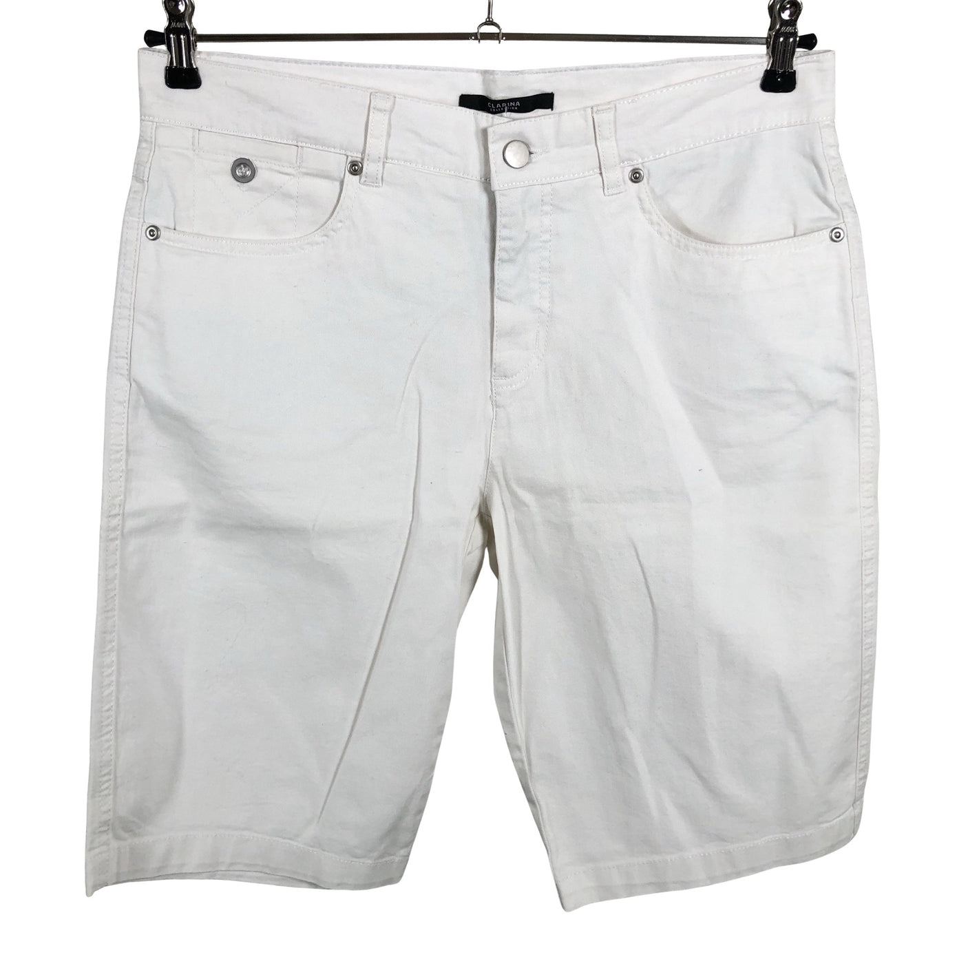 Unisex Clarina - Lühikesed püksid, suurus 40 - Valge (1)