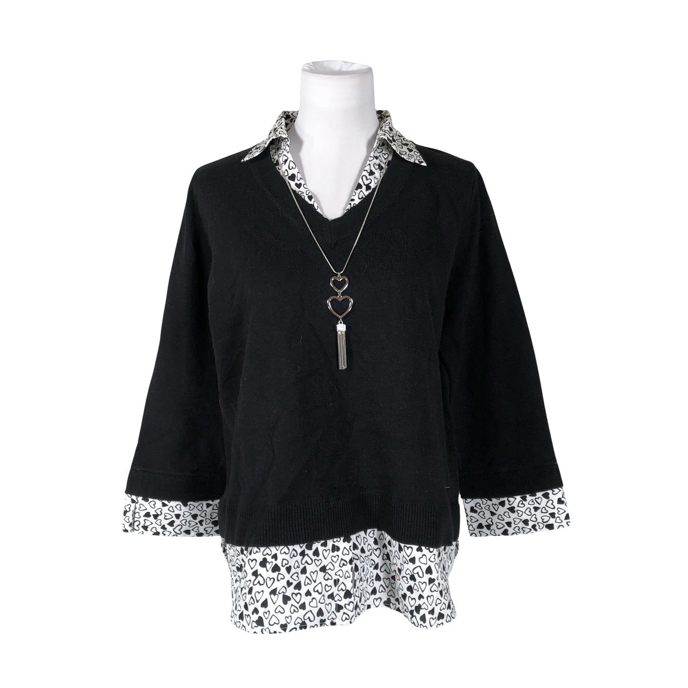 Unisex Alfred Dunner - Kampsun, suurus 40 - Must (1)
