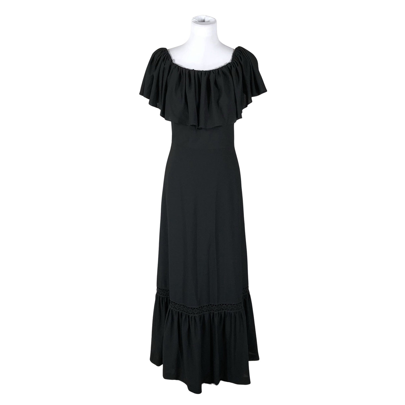 Unisex Kati - Mitteveniv kleit, suurus 36 - Must (1)