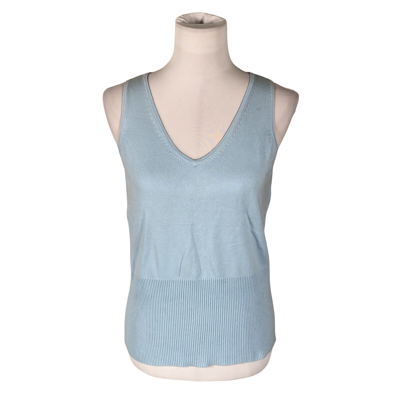 Unisex Your Face - Kootud vest, suurus 42 - Helesinine (1)