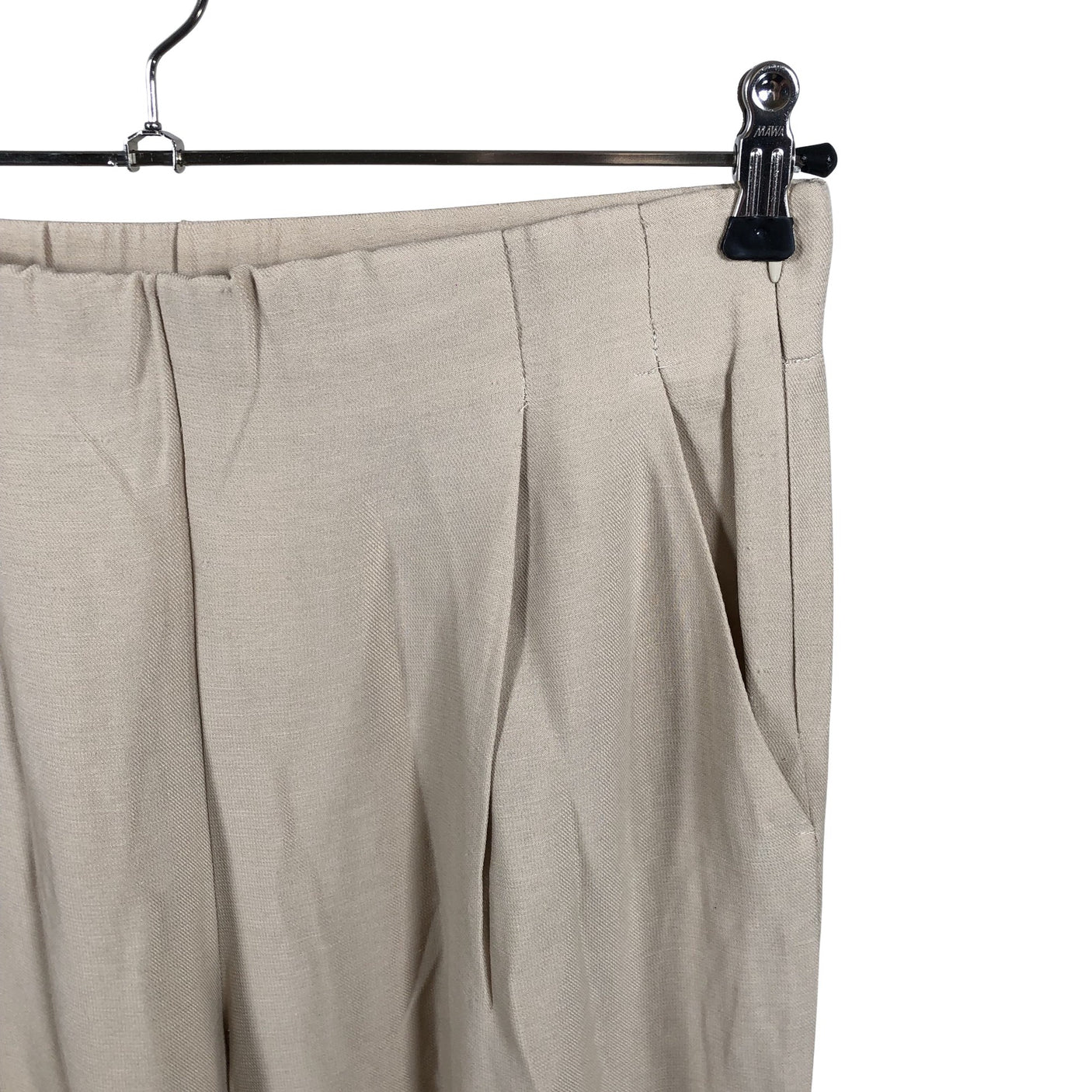 Unisex Andiata - Mittevenivad püksid, suurus 40 - Beige (3)