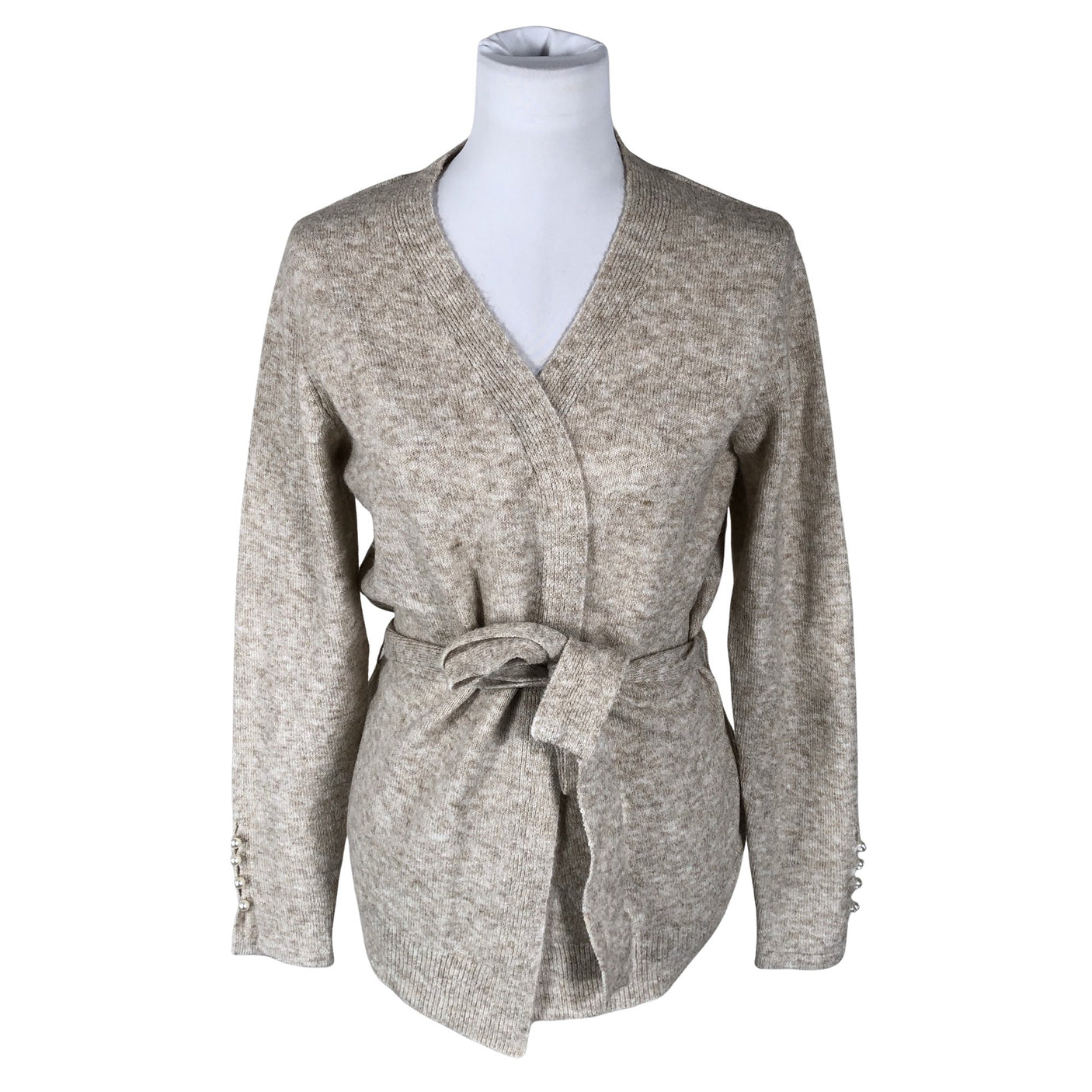 Unisex Ichi - Kardigan, suurus 38 - Beige (1)