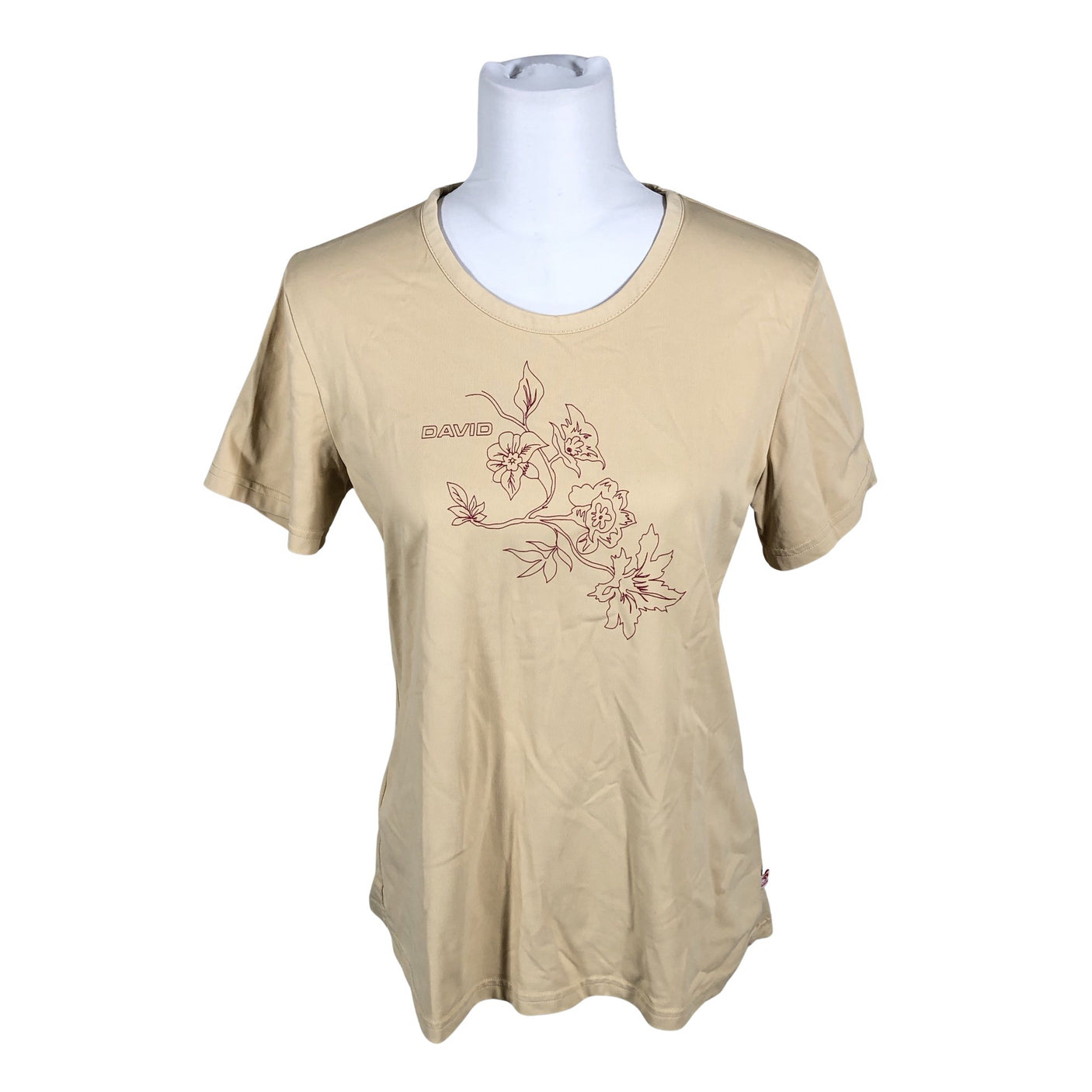 Unisex David - T-särk, suurus 40 - Beige (1)