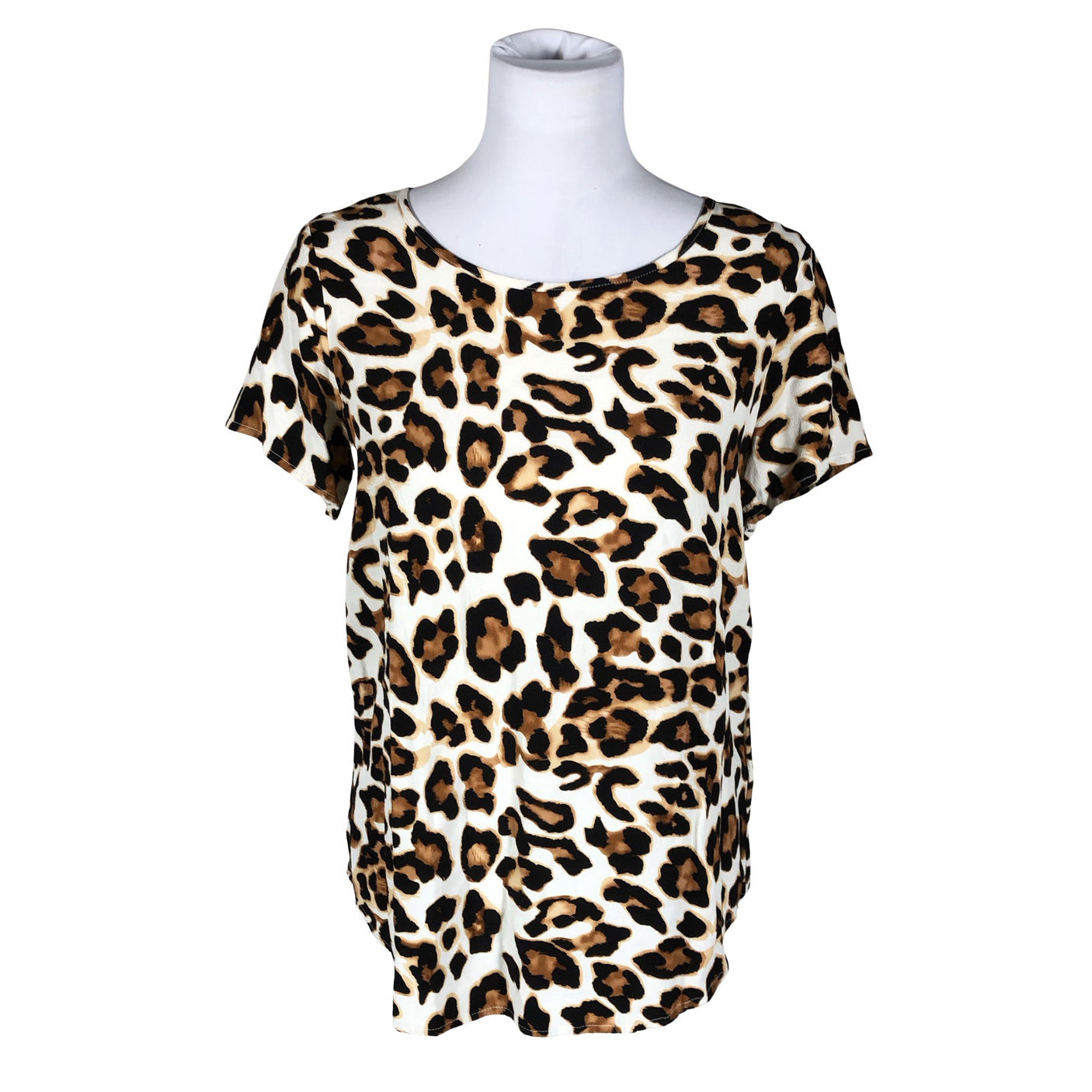 Unisex Soyaconcept - Lühikeste käistega pluus, suurus 36 - Valge (1)